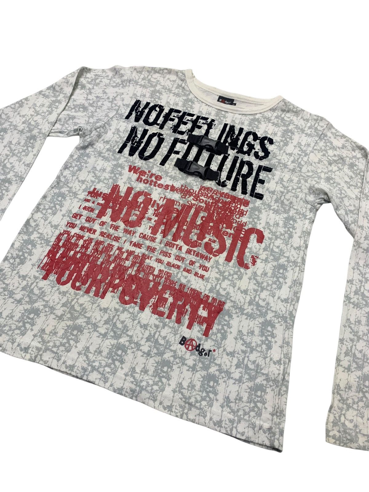 Hysteric Glamour × If Six Was Nine Badger Japan No Feeling No Future Poems Bondage L/S Tees Size US M / EU 48-50 / 2 - 1 Thumbnail