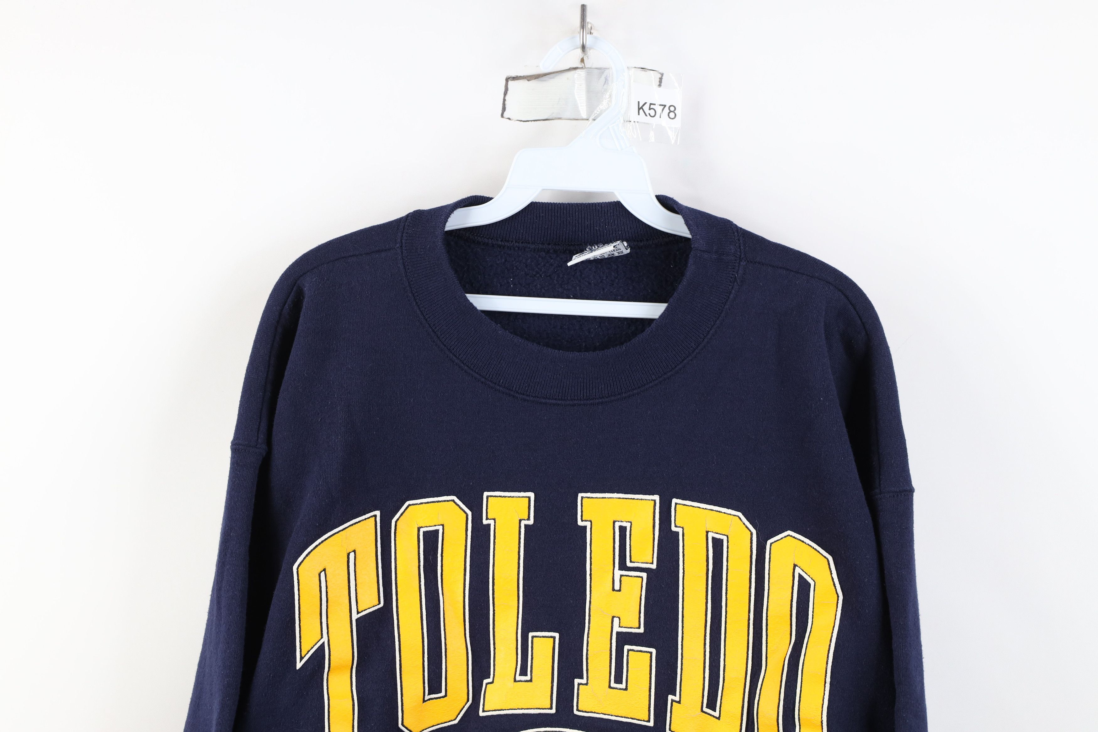 Vintage Vintage 90s Heavyweight University of Toledo Sweatshirt Size US XL / EU 56 / 4 - 2 Thumbnail
