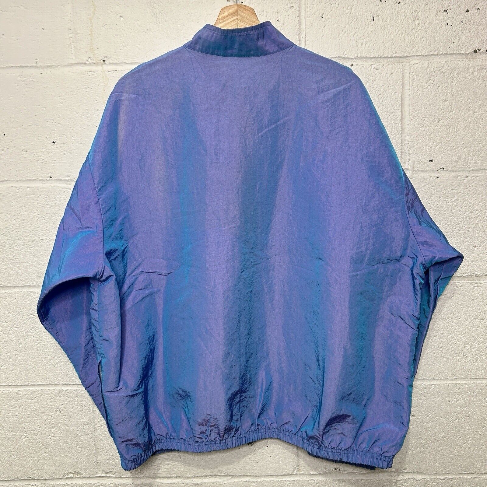 Other Vintage Surf Style Iridescent Windbreaker Jacket & Pants Size US XL / EU 56 / 4 - 6 Thumbnail