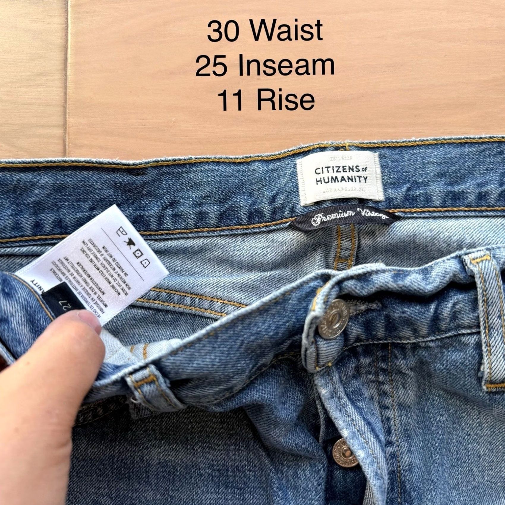 Citizens Of Humanity Citizens of Humanity Jeans Women's 30 Blue Premium Emery Crop Denim 5-Pocket City New York Crop Jeans Mens Womens? Size 30" / US 8 / IT 44 - 5 Thumbnail