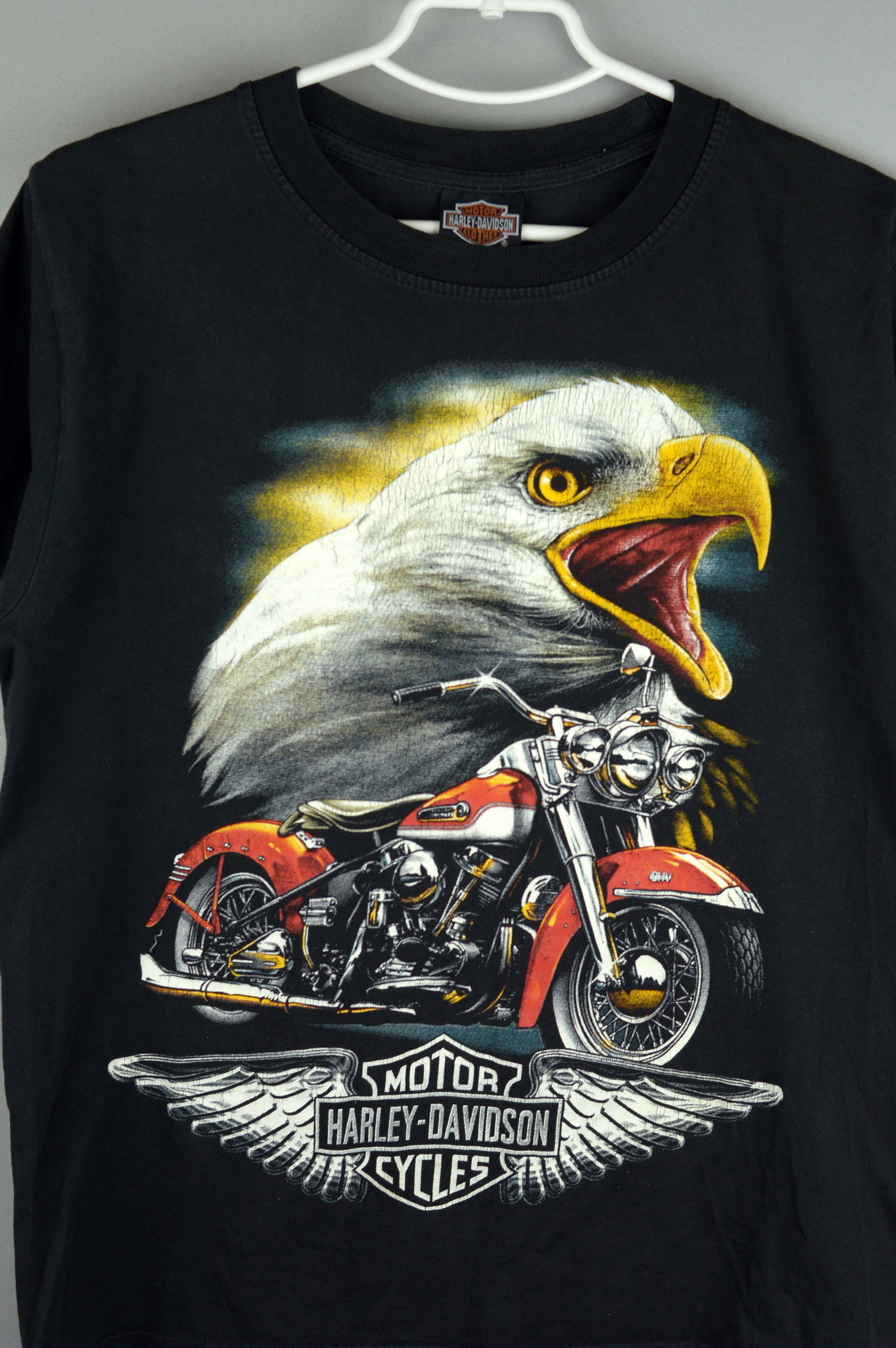 Harley Davidson Vintage Harley Davidson 90s t shirt Size US XL / EU 56 / 4 - 3 Thumbnail