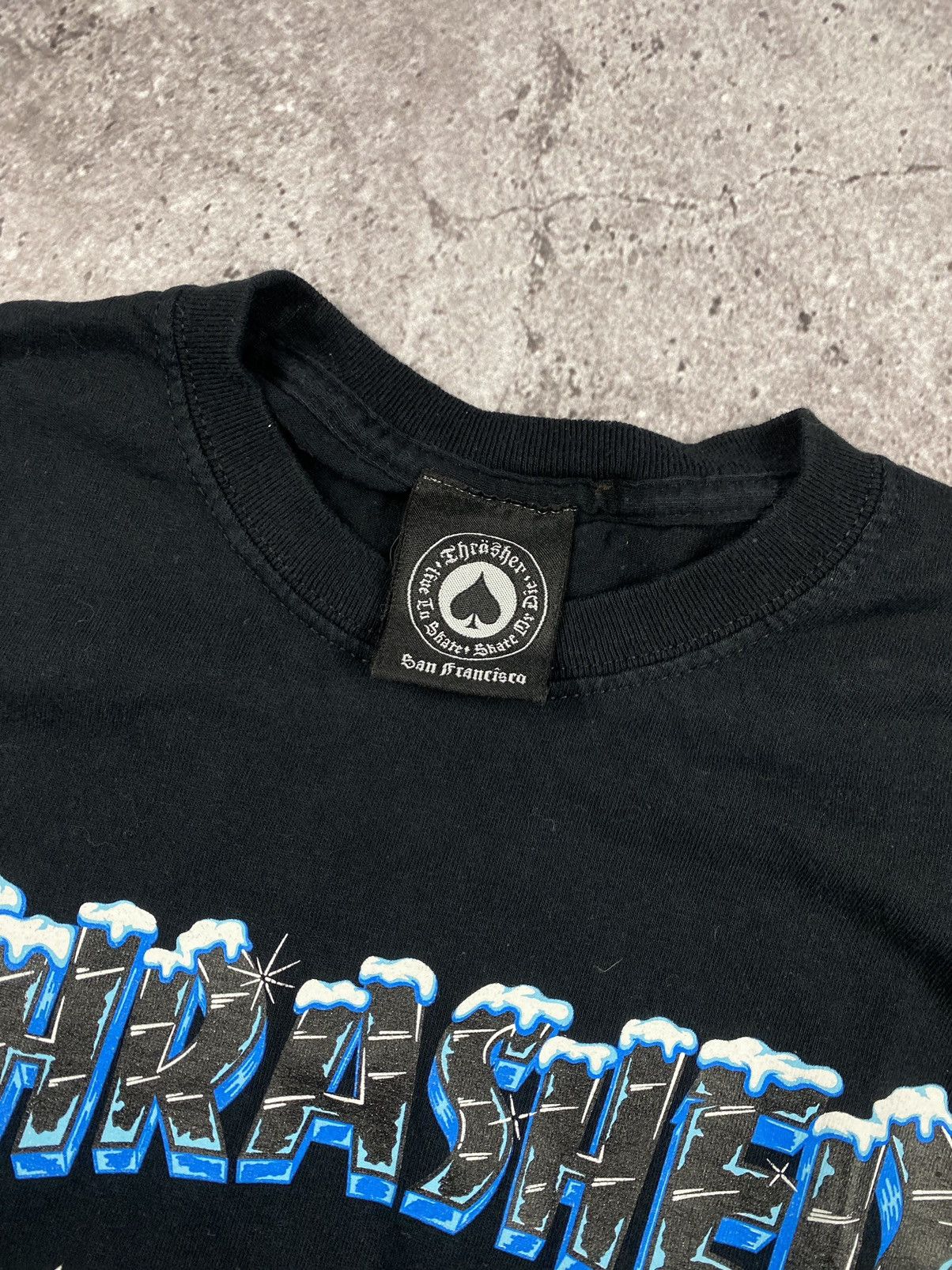 Thrasher × Vintage ❗️RARE❗️Thrasher Winter Ice🧊 00s Vintage t shirt Size US M / EU 48-50 / 2 - 3 Thumbnail