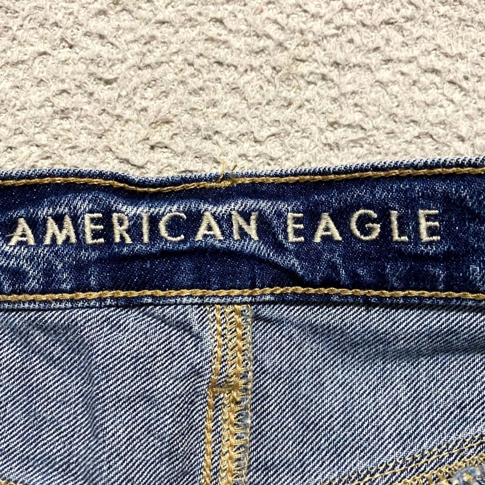 American Eagle Outfitters American Eagle Jean Shorts Womens sz 4 High Rise Cut-off Denim Blue Medium Wash Size 27" / US 4 / IT 40 - 3 Thumbnail