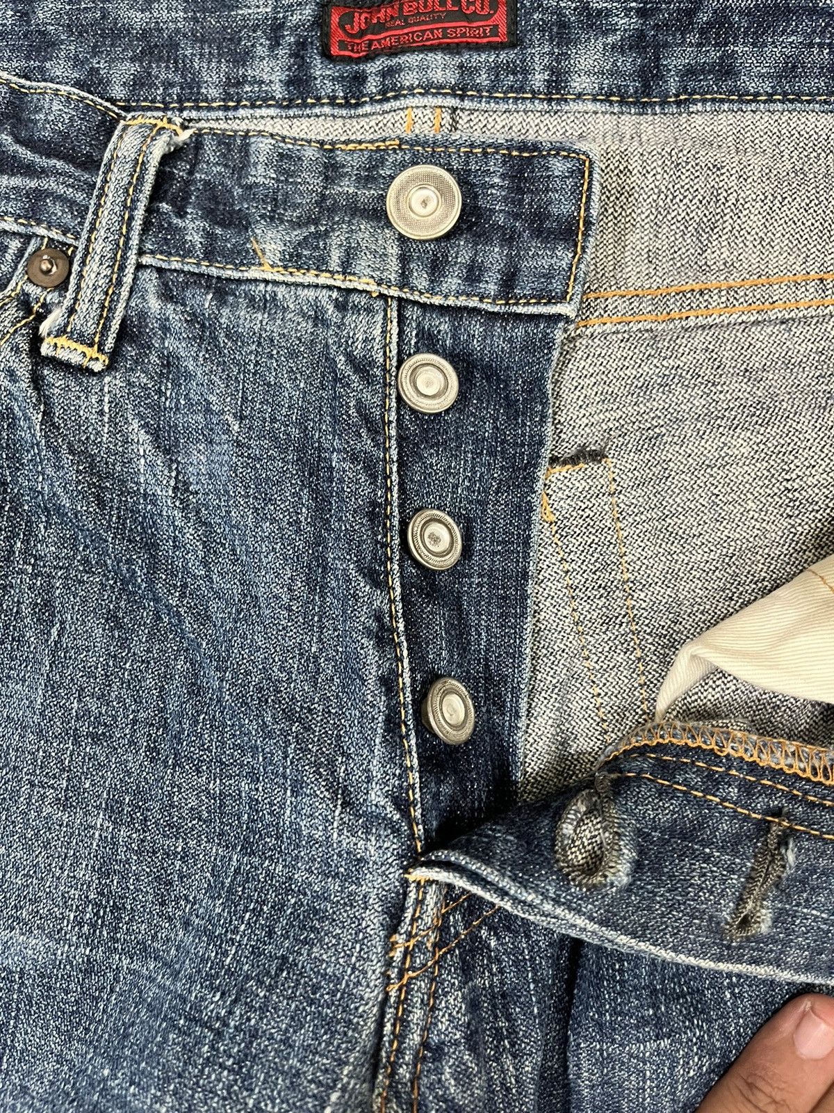 Johnbull Vintage Johnbull Kojima Flare Bootcut Indigo Denim Size US 31 - 8 Thumbnail