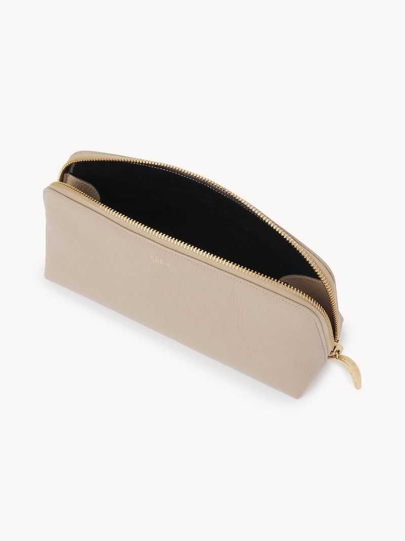 Chloe o1loc1c10226 Size: OS / Banana Cosmetic Pouch in Boysh Brown Size ONE SIZE - 3 Thumbnail
