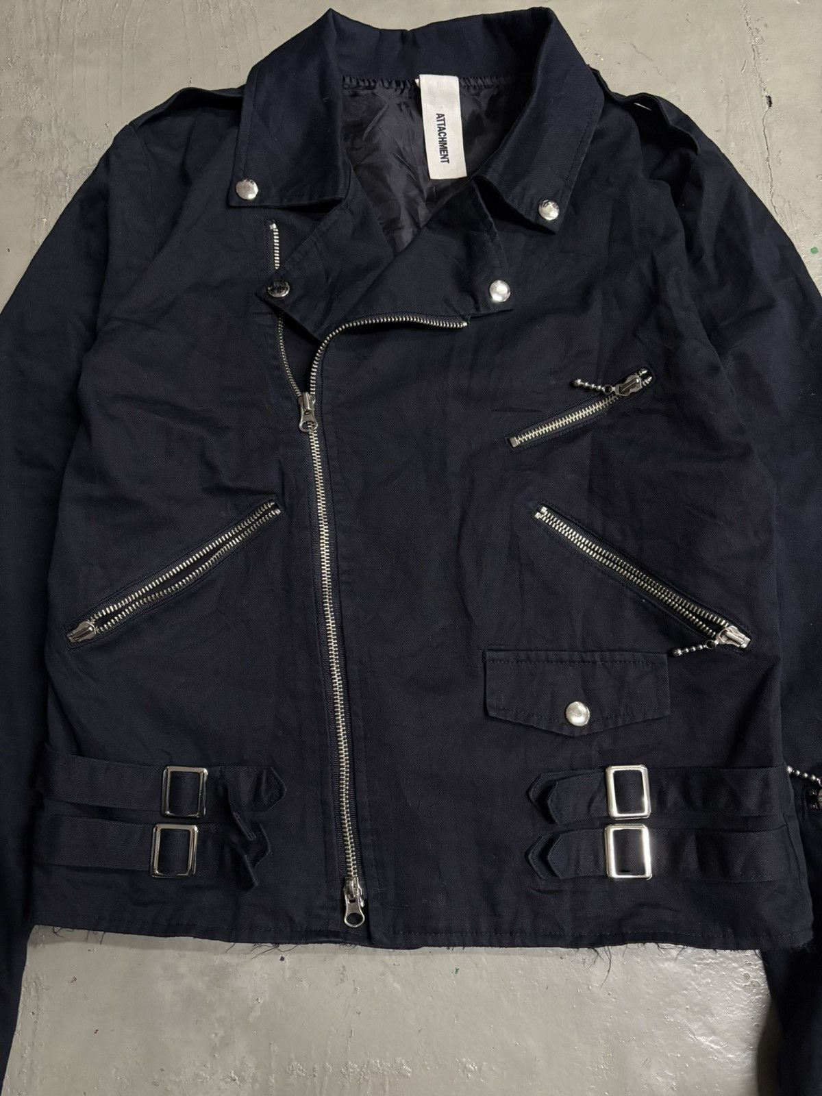 Attachment Hybrid Ramones Double Collar Breasted Biker Zipper Jacket Size US S / EU 44-46 / 1 - 2 Thumbnail