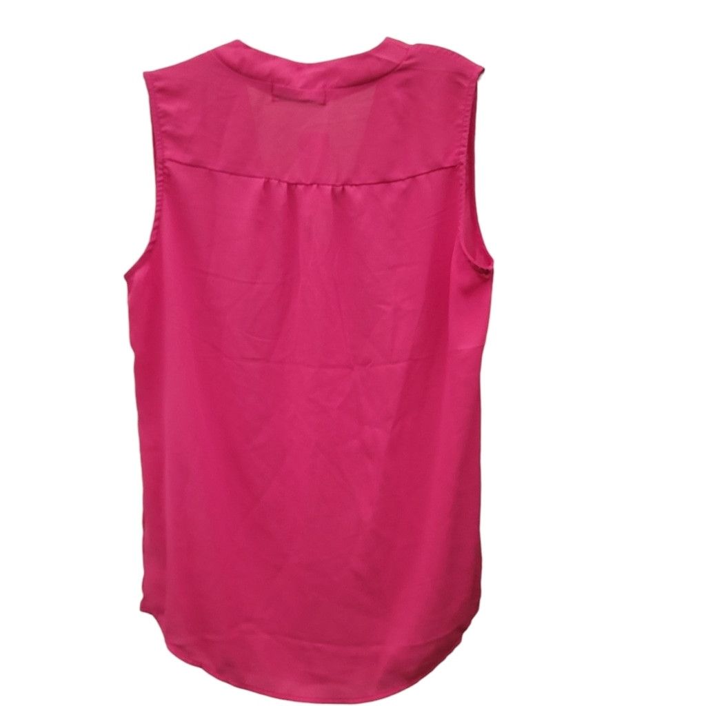 Other NWT Jon & Anna Hot Pink Semi Sheer Sleeveless Blouse Size L / US 10 / IT 46 - 3 Thumbnail