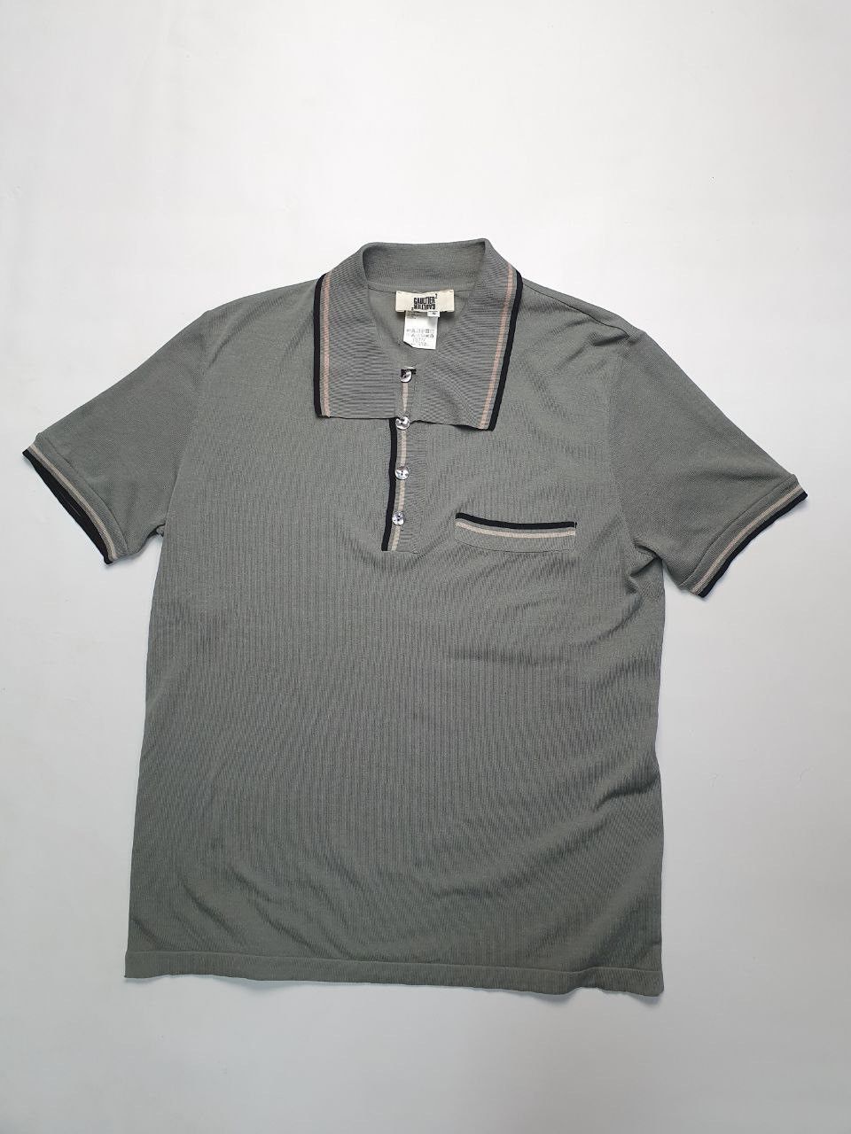 Jean Paul Gaultier Jean Paul Gaultier Rare lightweight mesh Polo T-shirt Size US S / EU 44-46 / 1 - 4 Thumbnail