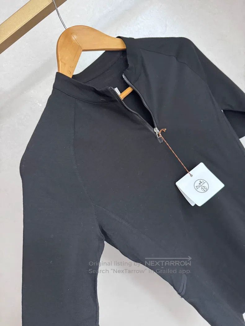 Hermes Hermes Black Sport Short Sleeve Size S / US 4 / IT 40 - 3 Thumbnail