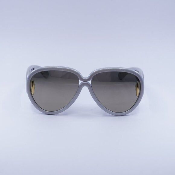 Loewe Loewe LW40132I 24C Sunglasses Grey Aviator Frame Size ONE SIZE - 2 Thumbnail