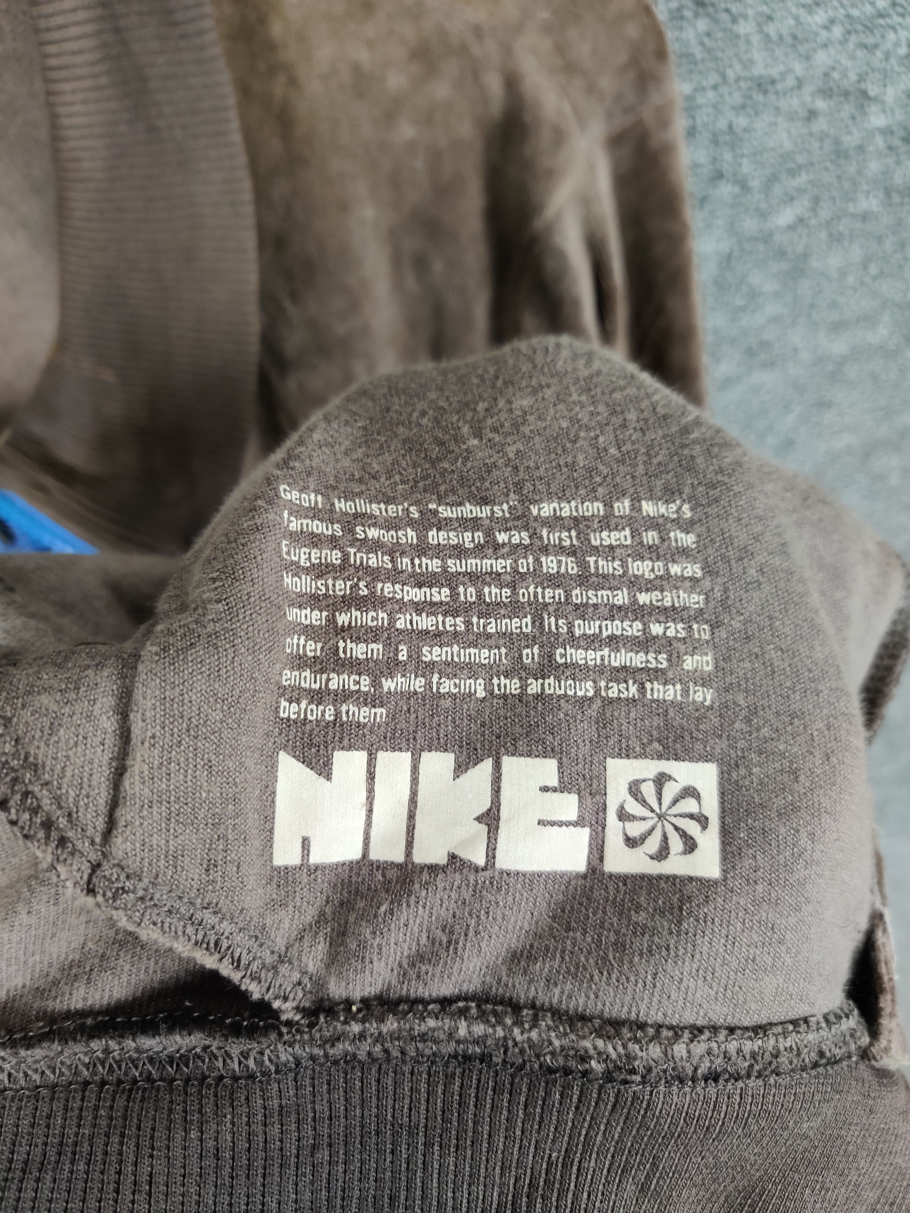 Nike Nice 🤎 Vintage Nike Velvet Zipper Sweater Jacket Size US XL / EU 56 / 4 - 9 Thumbnail