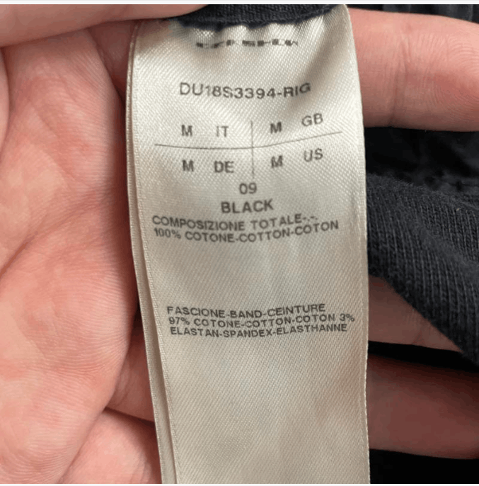 Rick Owens Rick Owens Black Drawstring Sweatpants Size US 32 / EU 48 - 4 Thumbnail