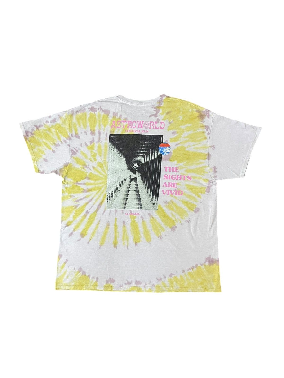 Travis Scott Travis Scott Astroworld Festival Run Alabama Tie Dye T-Shirt Size US XL / EU 56 / 4 - 2 Thumbnail
