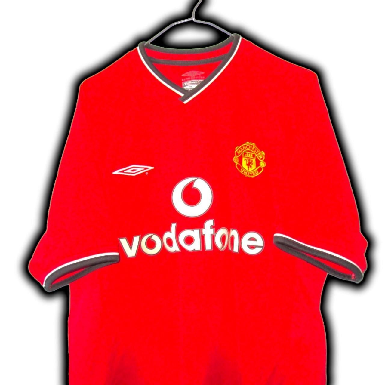 Manchester United England 2000 2001 2002 Home Shirt Jersey