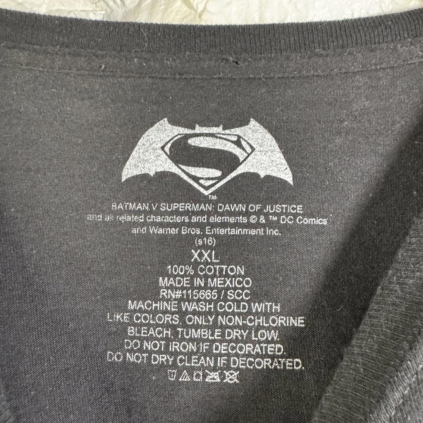DC Comics Batman Vs Superman Dawn Of Justice Tee Size XXL Size US XXL / EU 58 / 5 - 4 Thumbnail