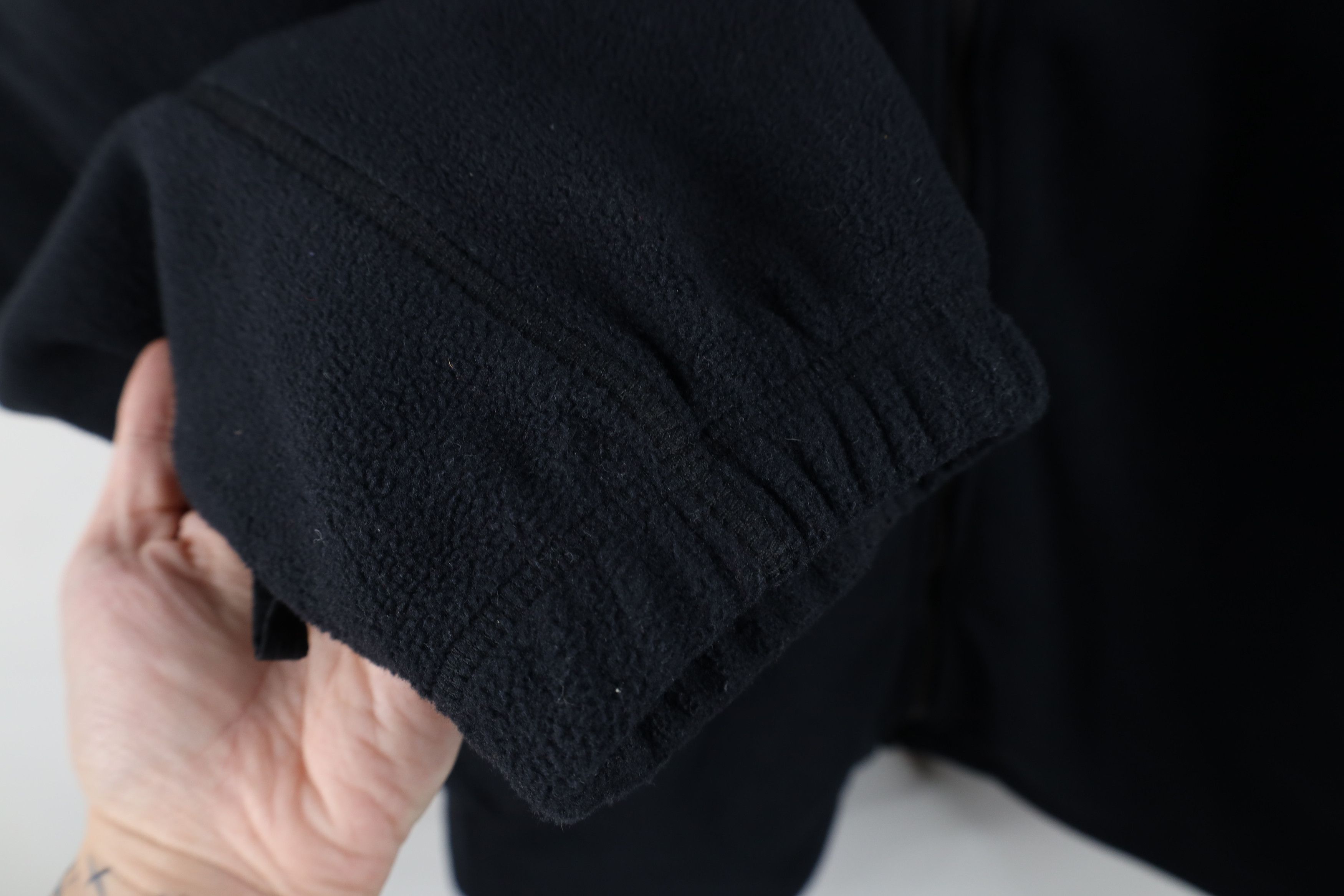 Lands' End Vintage Y2K Lands End Blank Full Zip Fleece Jacket Dark Blue Size US XXL / EU 58 / 5 - 8 Thumbnail