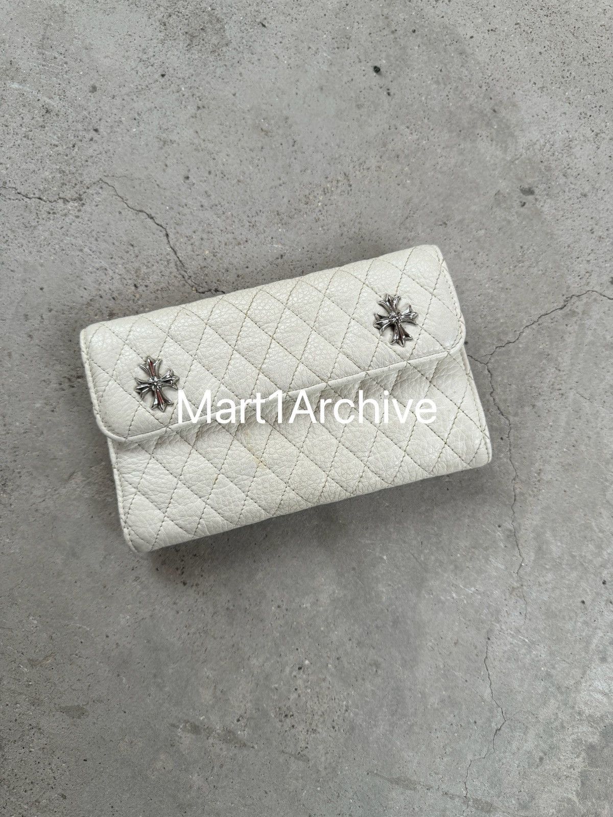 Chrome Hearts Chrome Hearts quilted cross wallet Size ONE SIZE - 1 Thumbnail