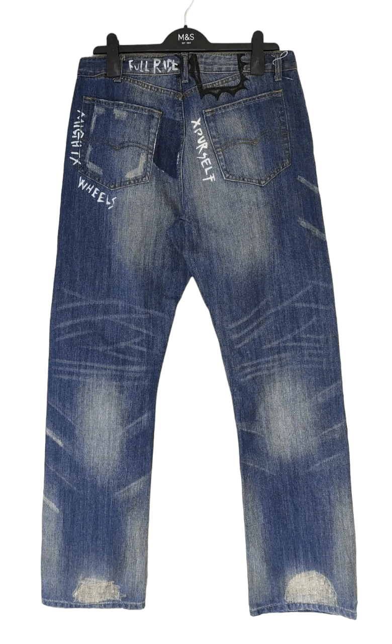 Japanese Brand FF Jeans Denim Size US 33 - 2 Thumbnail