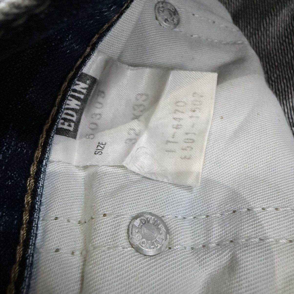 Edwin Archives Y2K Edwin 503 Faded Wash Straight Leg Denim Jeans Size US 32 / EU 48 - 17 Thumbnail