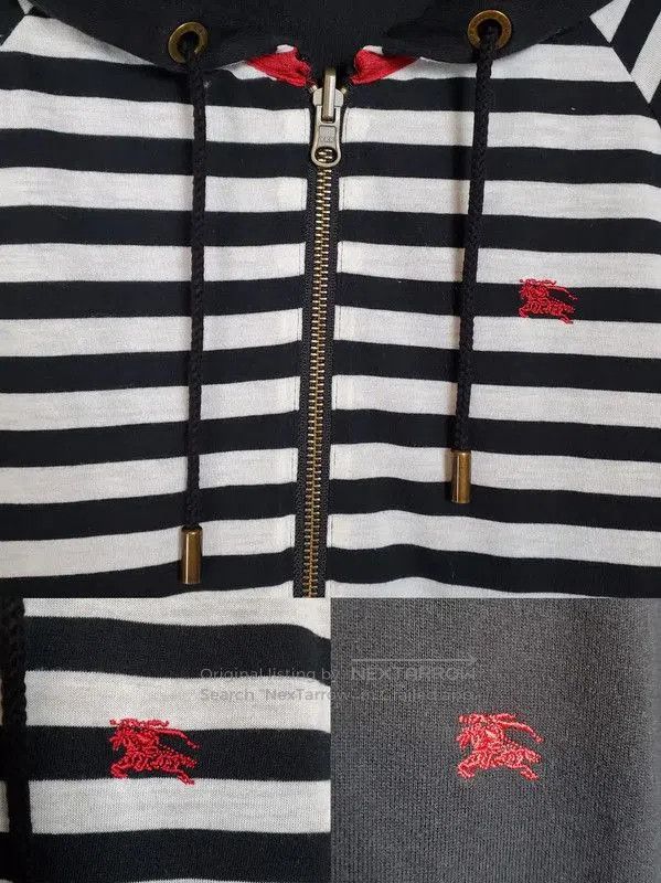 Burberry Burberry Black Cotton Embroidered Cardigan. Size US M / EU 48-50 / 2 - 7 Thumbnail