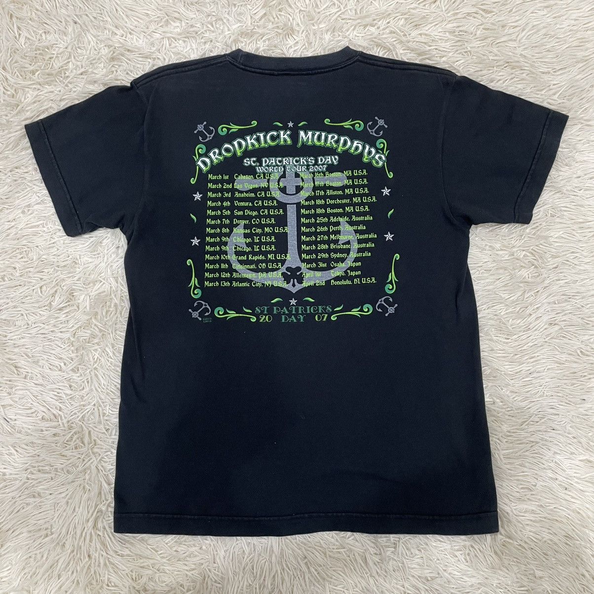 Band Tees Vintage Y2K Dropkick Murphys World Tour 2007 Y2K Size US M / EU 48-50 / 2 - 3 Thumbnail