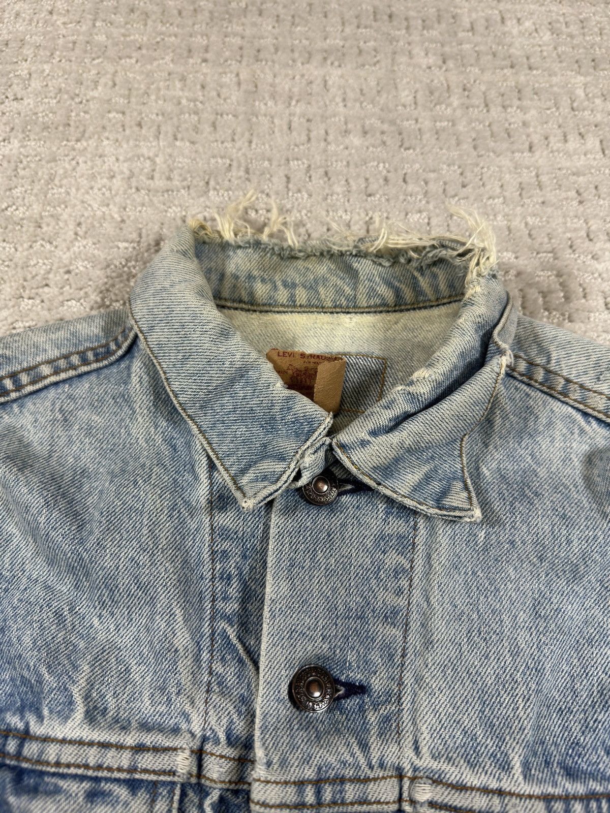 Levi's Vintage Clothing Vintage 1960’s Big E Levi’s Strauss & Co Denim Jacket Size US XXS / EU 40 - 4 Thumbnail