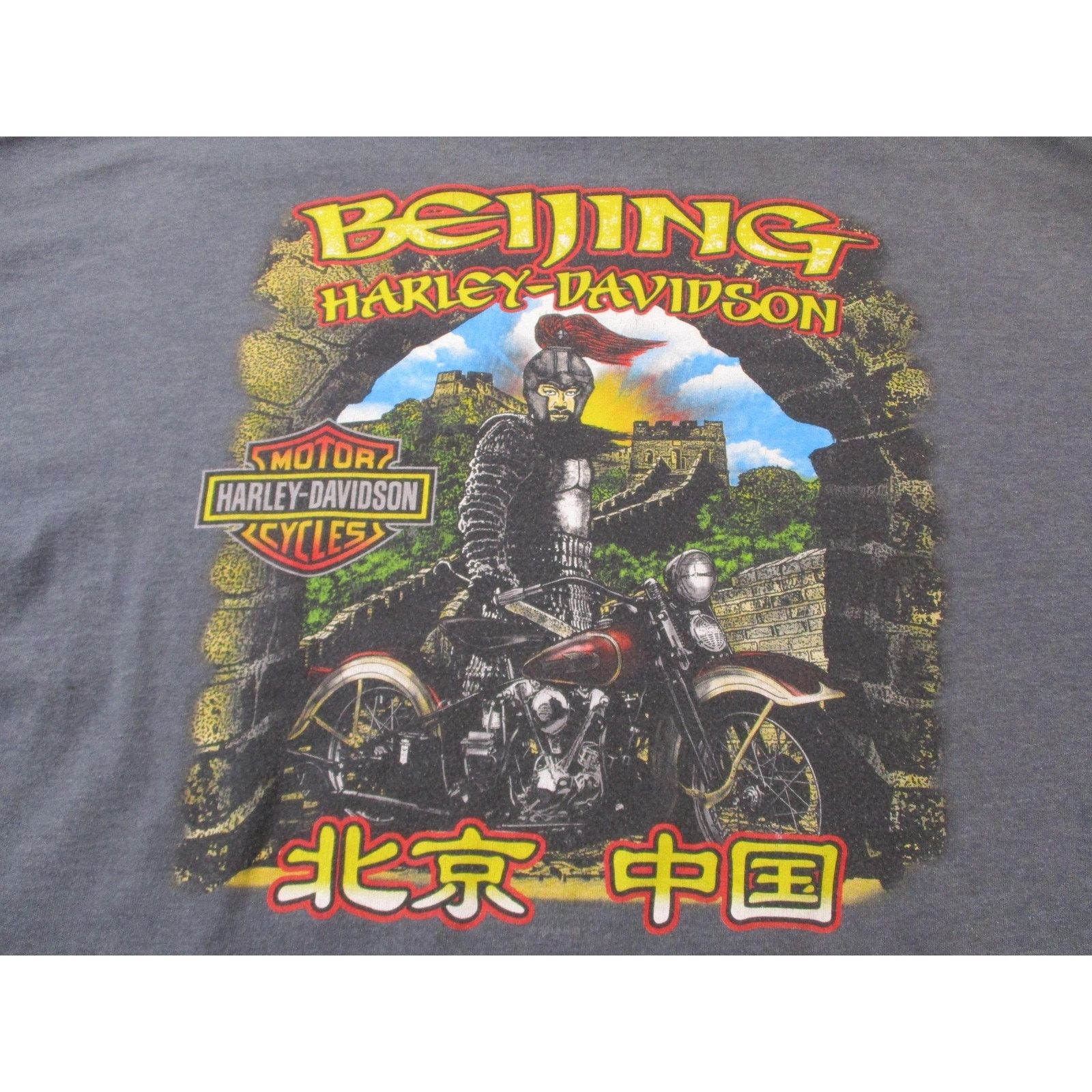 Harley Davidson Harley Davidson Beijing China Flame Sleeve Long Sleeve XL Size US XL / EU 56 / 4 - 12 Thumbnail