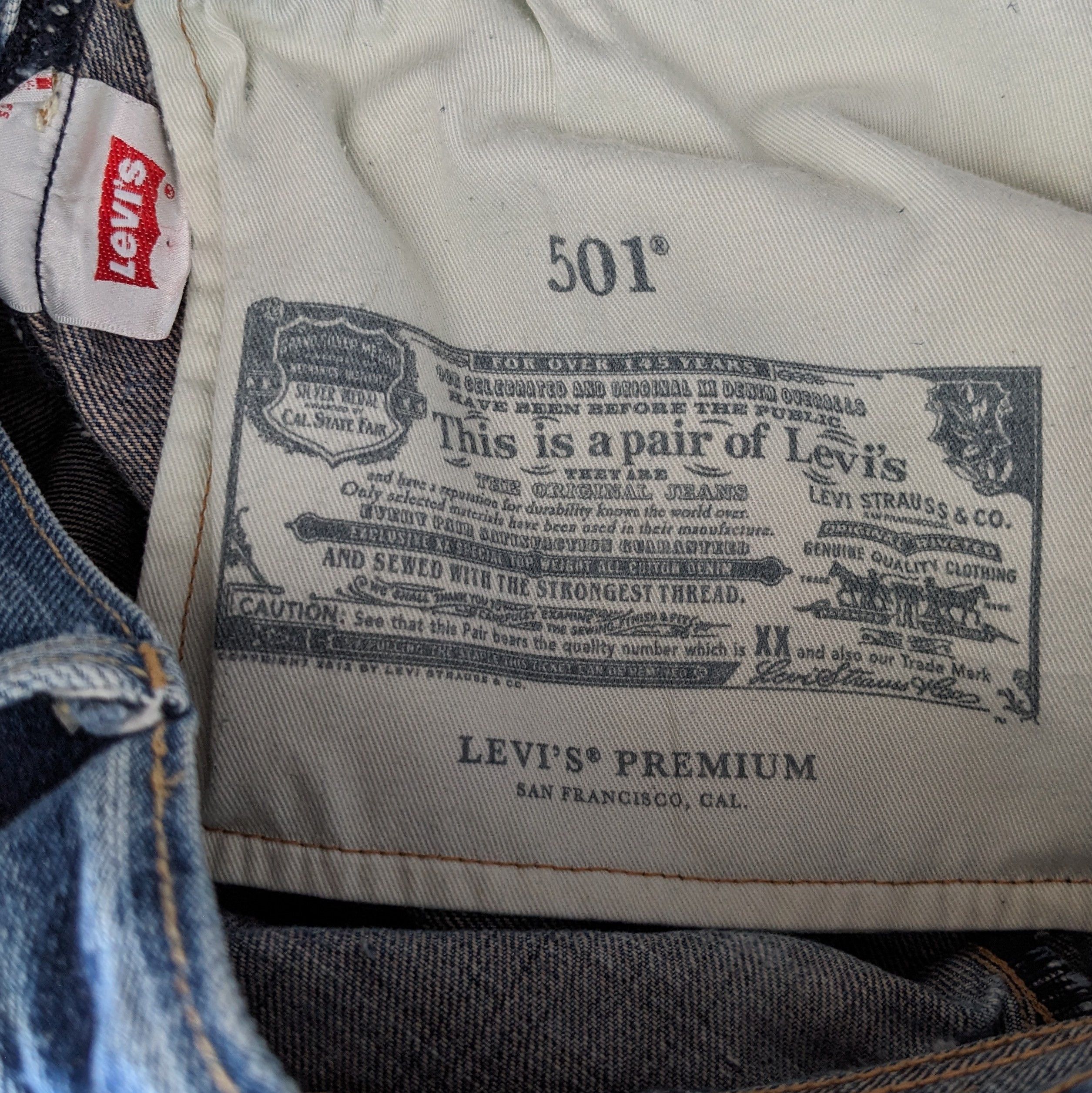 Vintage Vintage Levi's American Brand Jeans Size US 32 / EU 48 - 11 Thumbnail
