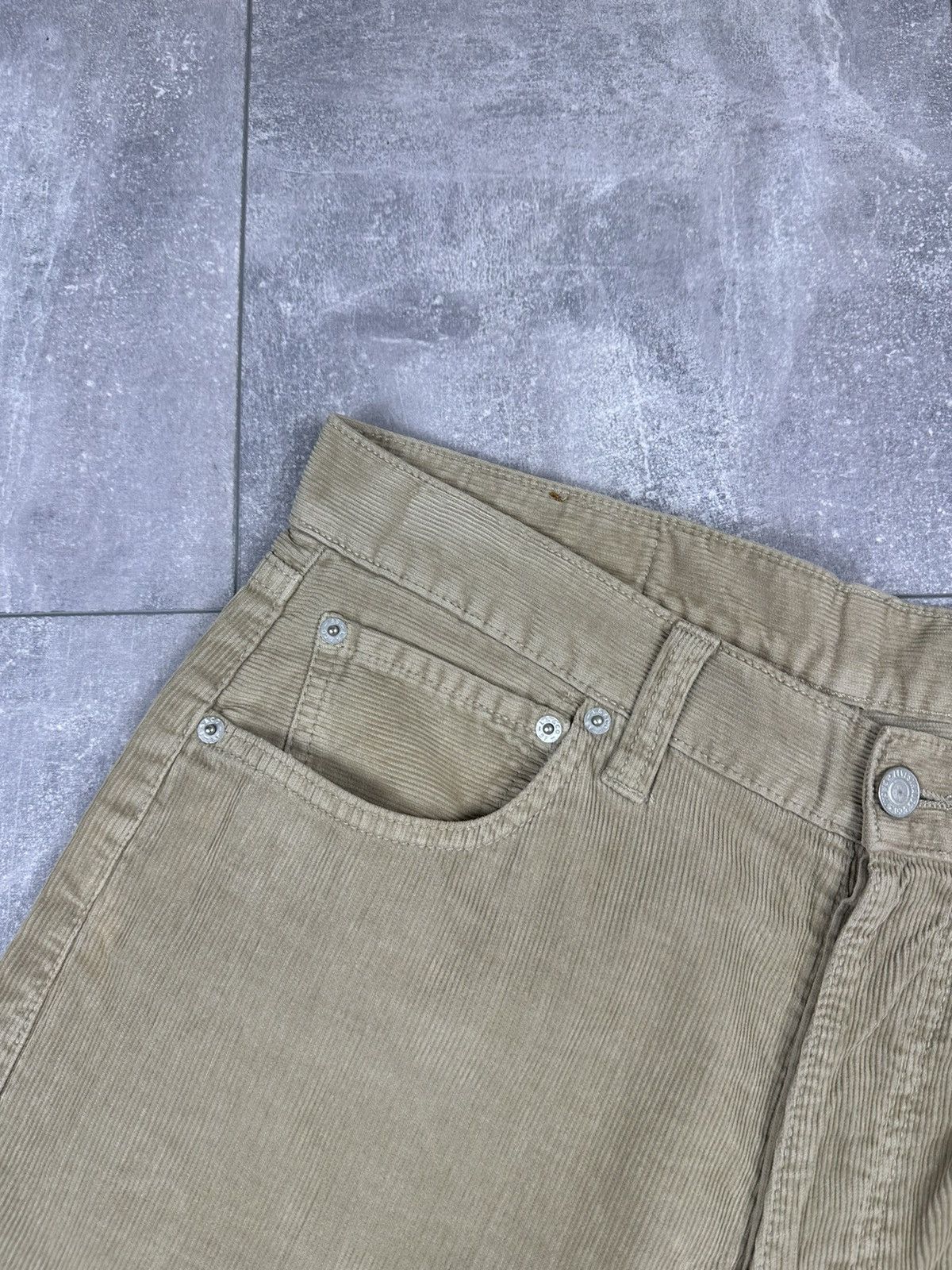 Levi's Levis 401 Beige Corduroy Mens Jeans Pants Size US 34 / EU 50 - 9 Thumbnail