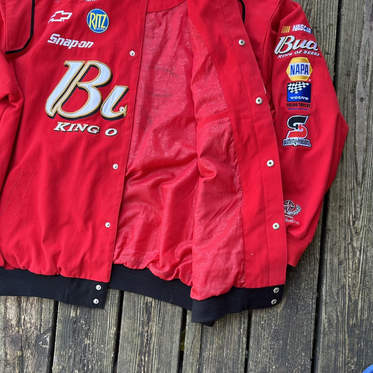 Chase Authentics × Vintage Vintage Dale Earnhardt Budweiser nascar jacket Size US XXL / EU 58 / 5 - 8 Thumbnail