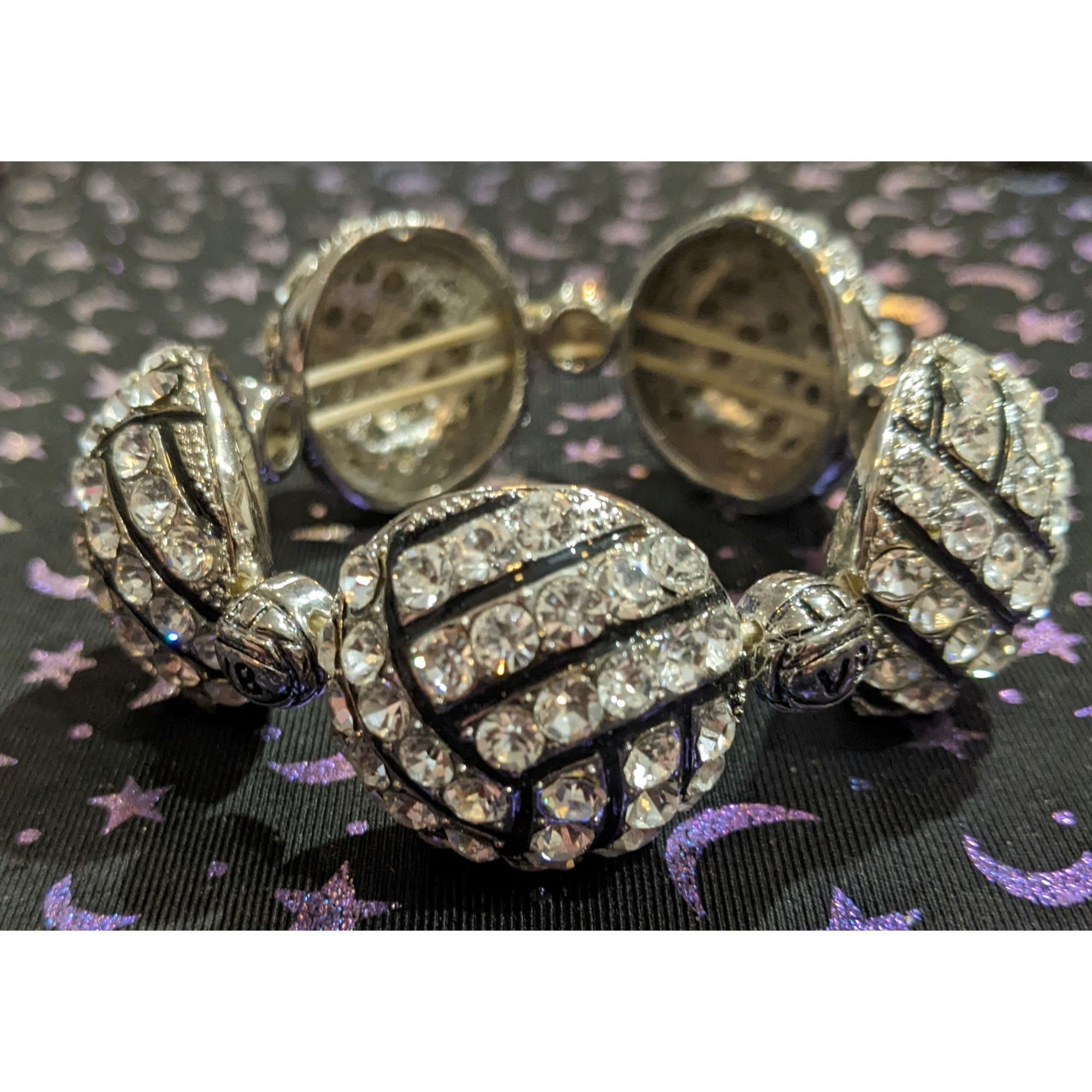 Other Kenz Laurenz Rhinestone Volleyball Bracelet Size ONE SIZE - 4 Thumbnail