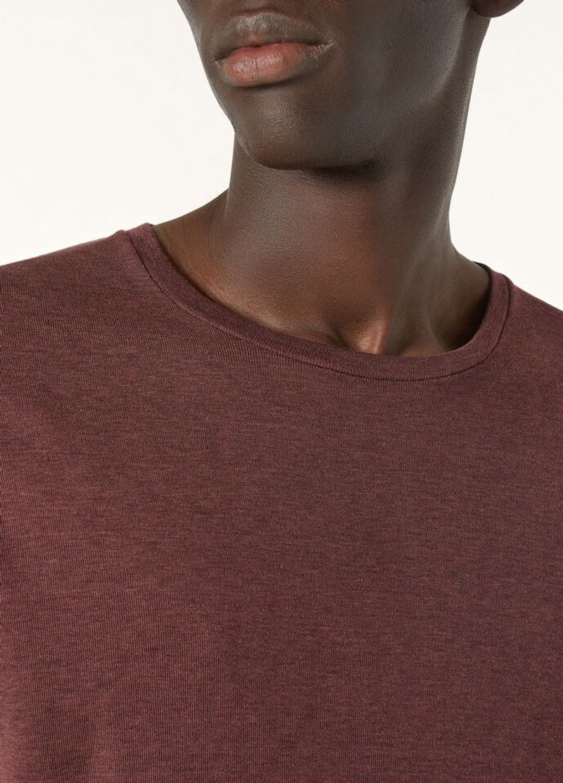 Loro Piana o1srvl11e0526 Mazzorbo T-Shirt in Burgundy Size US XL / EU 56 / 4 - 3 Thumbnail