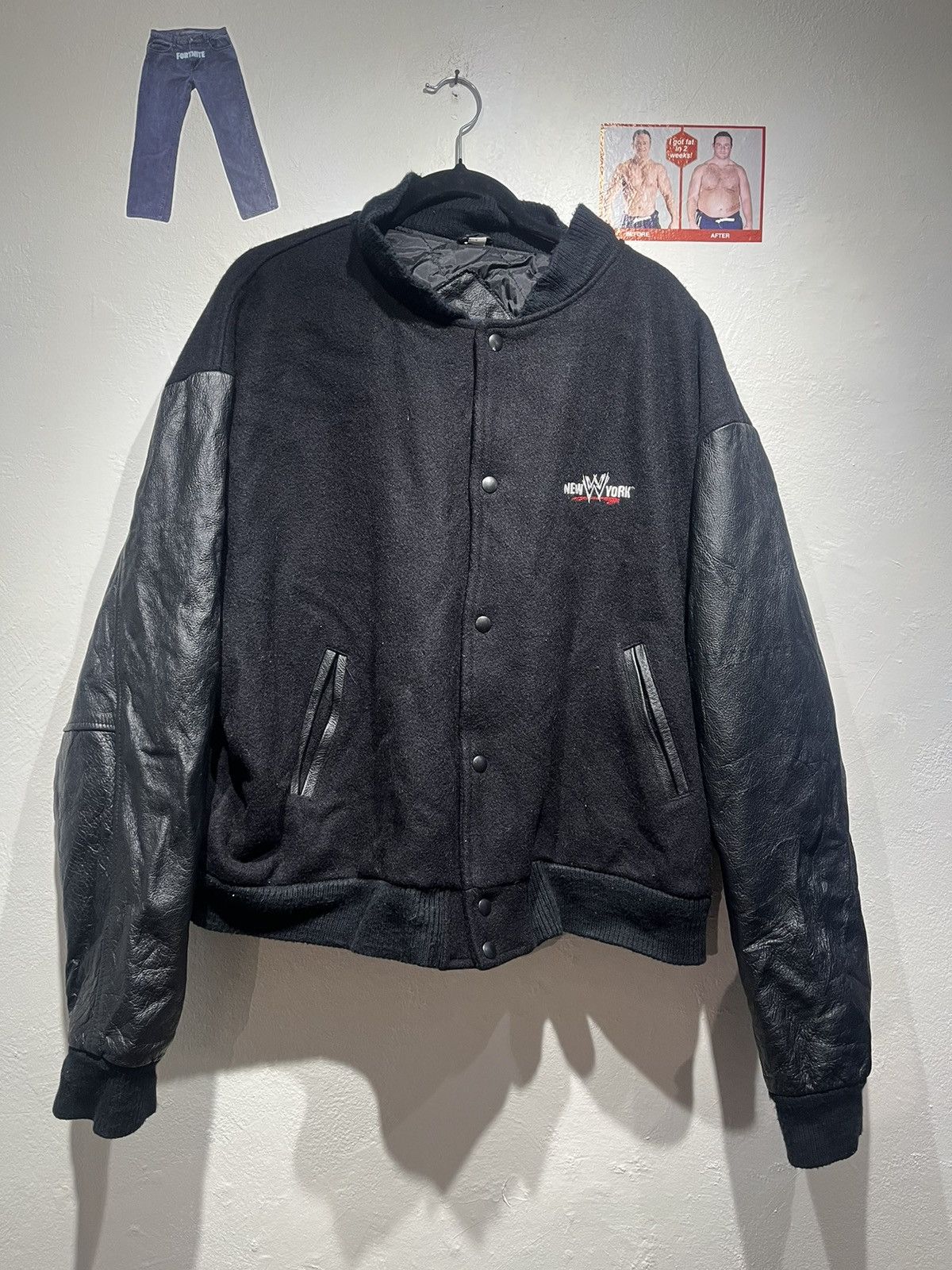 Vintage × WWE Vintage Y2k WWE New York jacket Size US XL / EU 56 / 4 - 2 Thumbnail