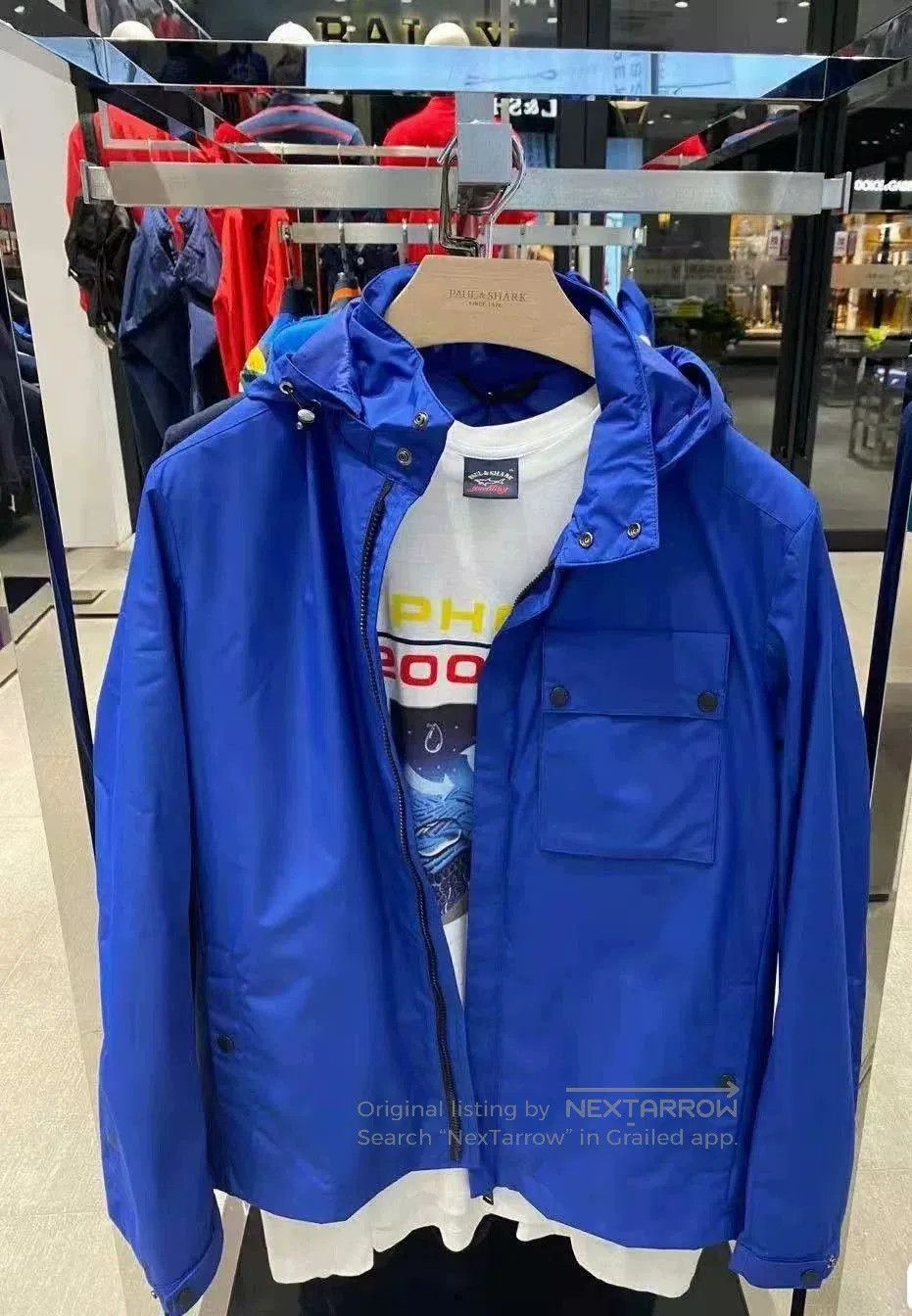 Paul & Shark Paul Shark Blue Waterproof Jacket M Size. Size US M / EU 48-50 / 2 - 1 Thumbnail