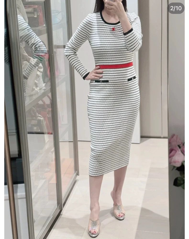 Chanel Chanel 24p striped dress Size XS / US 0-2 / IT 36-38 - 6 Thumbnail