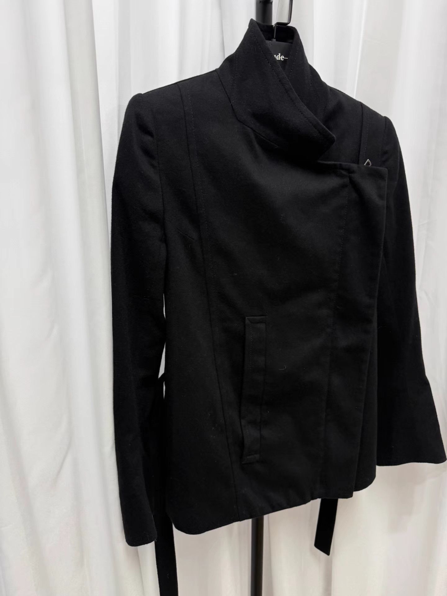 Ann Demeulemeester Ann Demeulemeester Cashmere Asymmetric Zip Jacket K20 Size XXS / US 00 / IT 34 - 5 Thumbnail