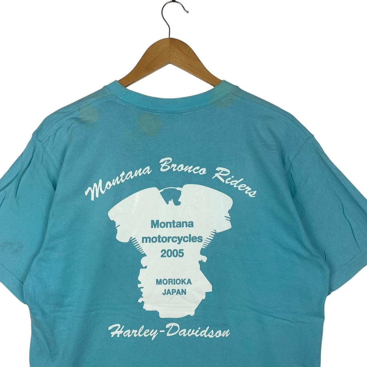 Vintage Vintage 2005 HARLEY DAVIDSON MOTORCYCLE Montana Tee Shirt Size US L / EU 52-54 / 3 - 5 Thumbnail