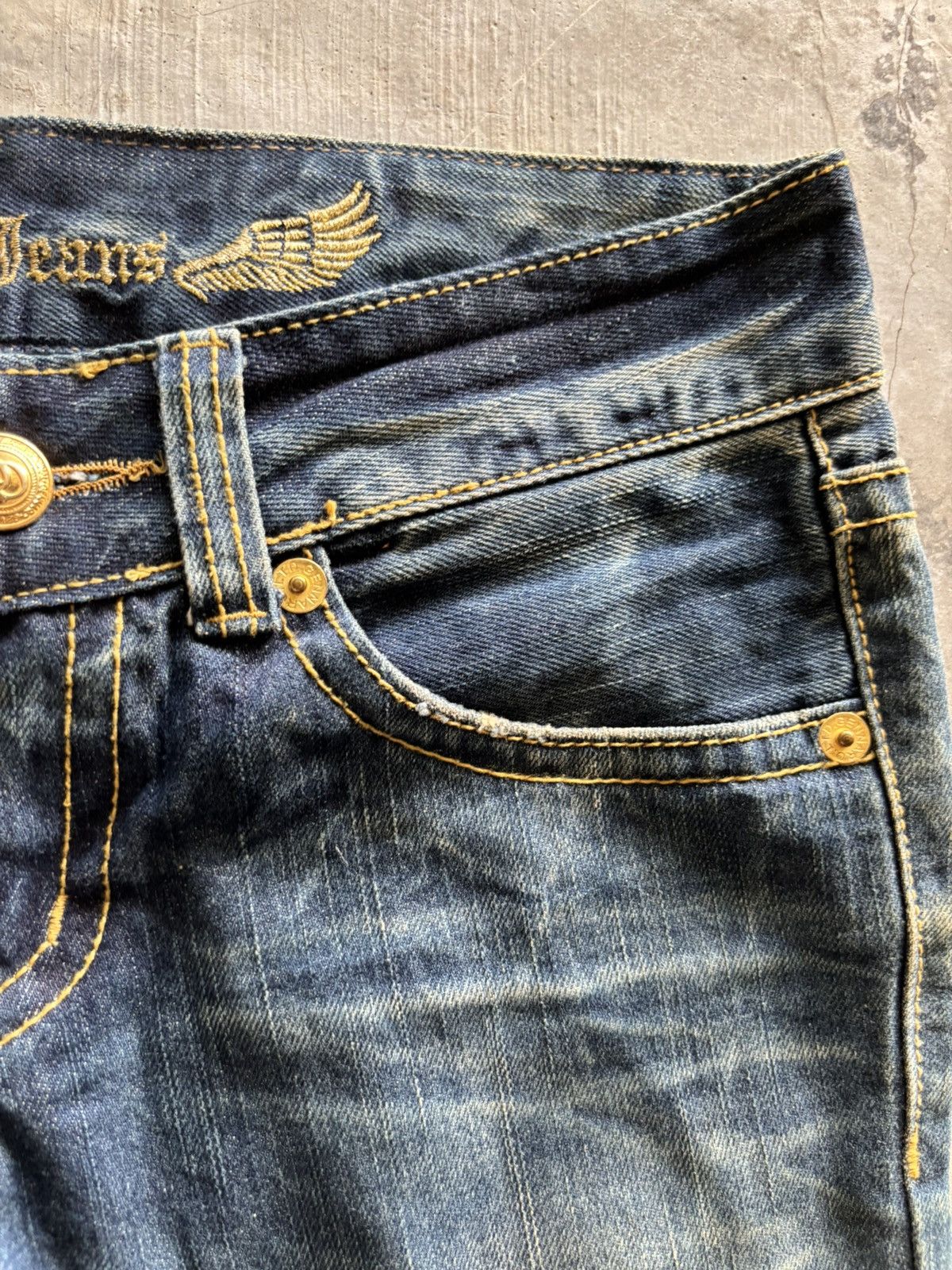 Hysteric Glamour distressed flare rusty gennaro japanese denim Size US 30 / EU 46 - 9 Thumbnail