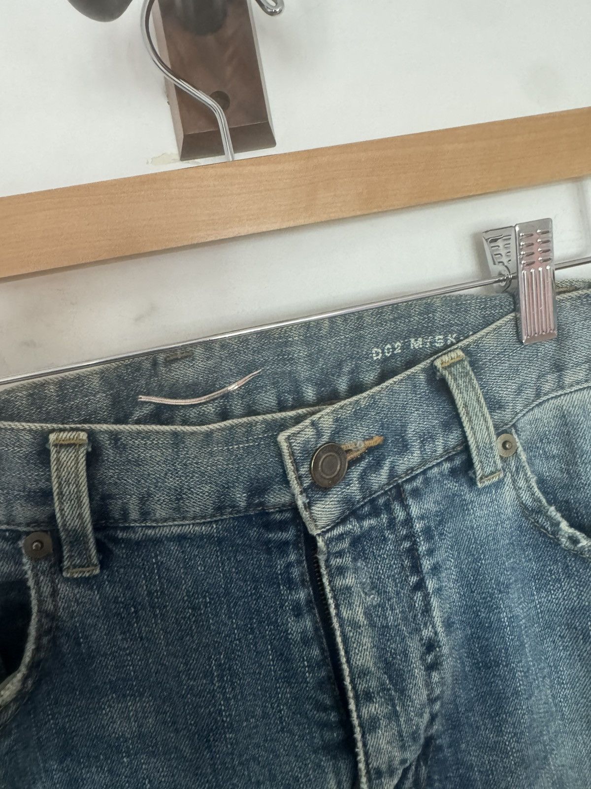 Saint Laurent Paris 2015 Crash denim Size US 30 / EU 46 - 2 Thumbnail