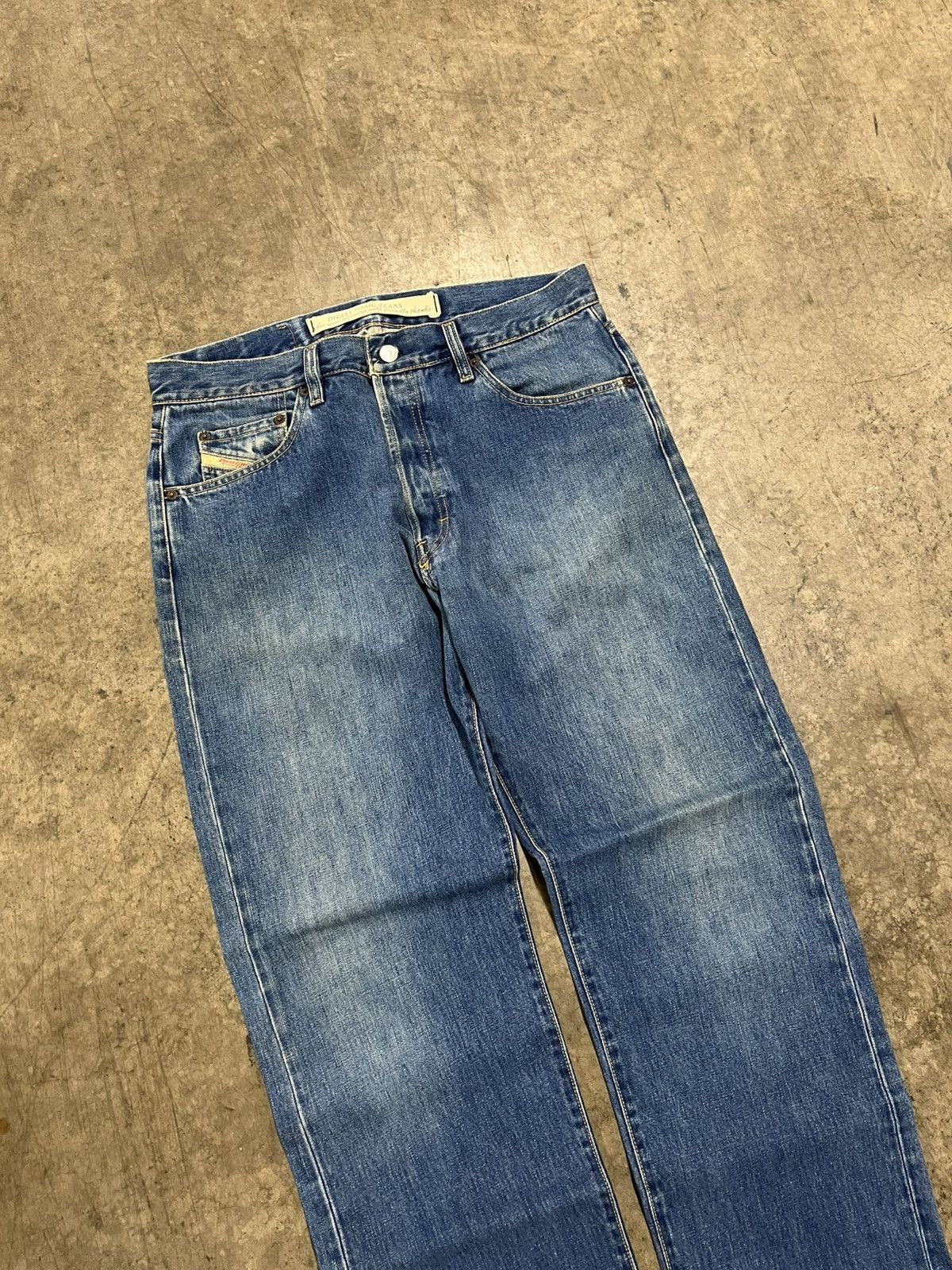 Diesel × Vintage Diesel vintage baggy fit denim skater hype rare streetwear Size US 34 / EU 50 - 3 Thumbnail