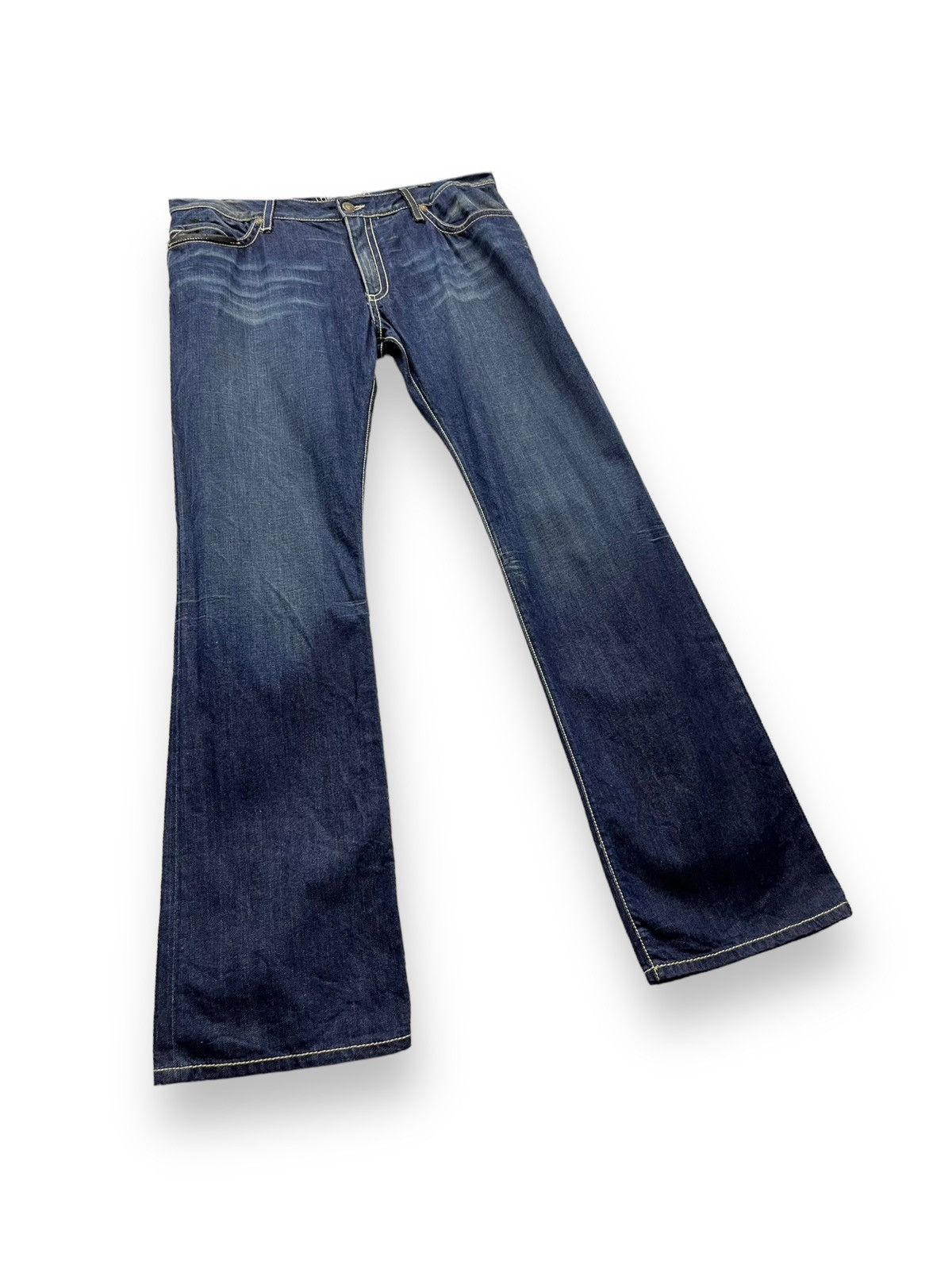 Robins Jeans × Vintage 🔥Vtg ROBIN’S JEANS Gemstone Studded Flare Jeans Made In USA Size US 37 - 8 Thumbnail