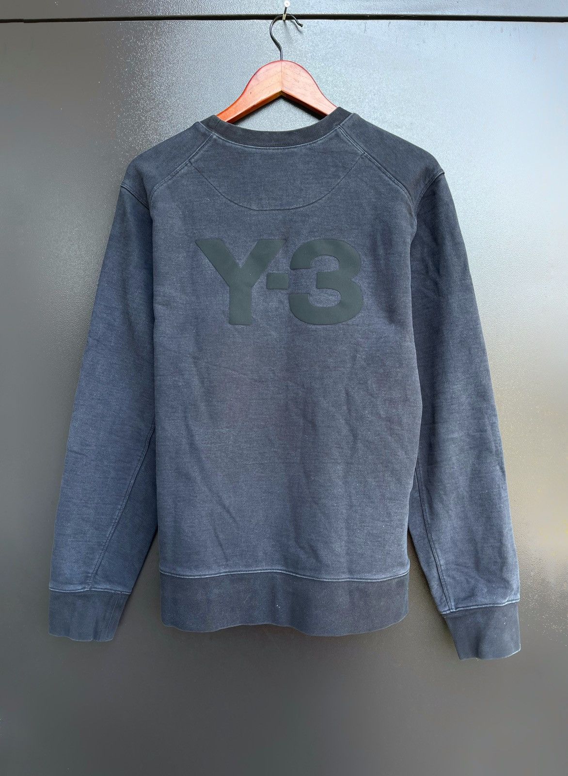 Adidas Y 3 Yohji Yamamoto adidas Y 3 Yoshi Yamamoto Logo Crewneck Pullover Long sleeve Grailed