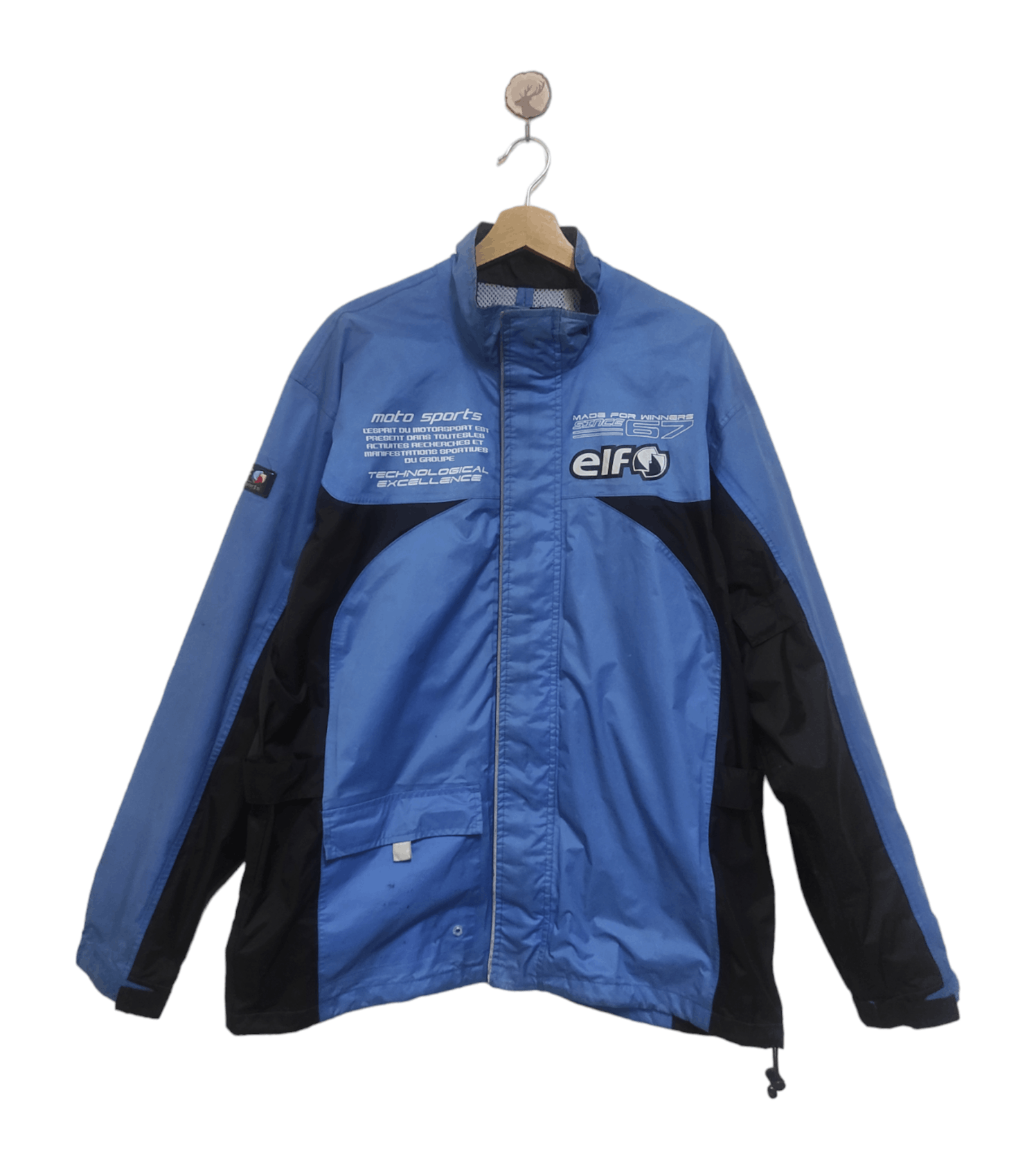 Japanese Brand × Vintage Elf Motorsport Rain Jacket Size US XL / EU 56 / 4 - 2 Thumbnail