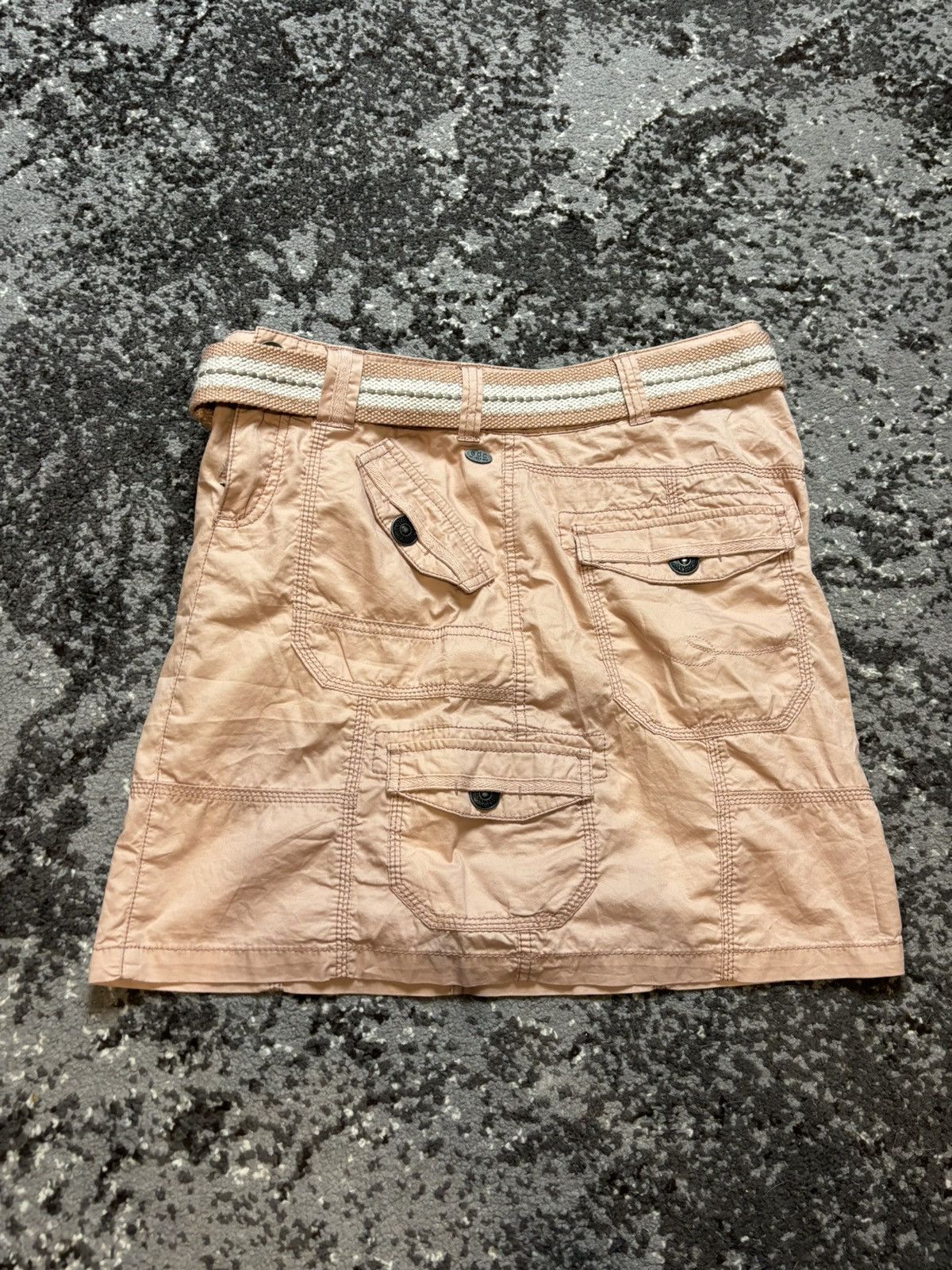 Japanese Brand × Vintage Vintage edc by ESPRIT Women's Rock Play Turnup Pink skirt Size 24" / US 00 / IT 34 - 8 Thumbnail