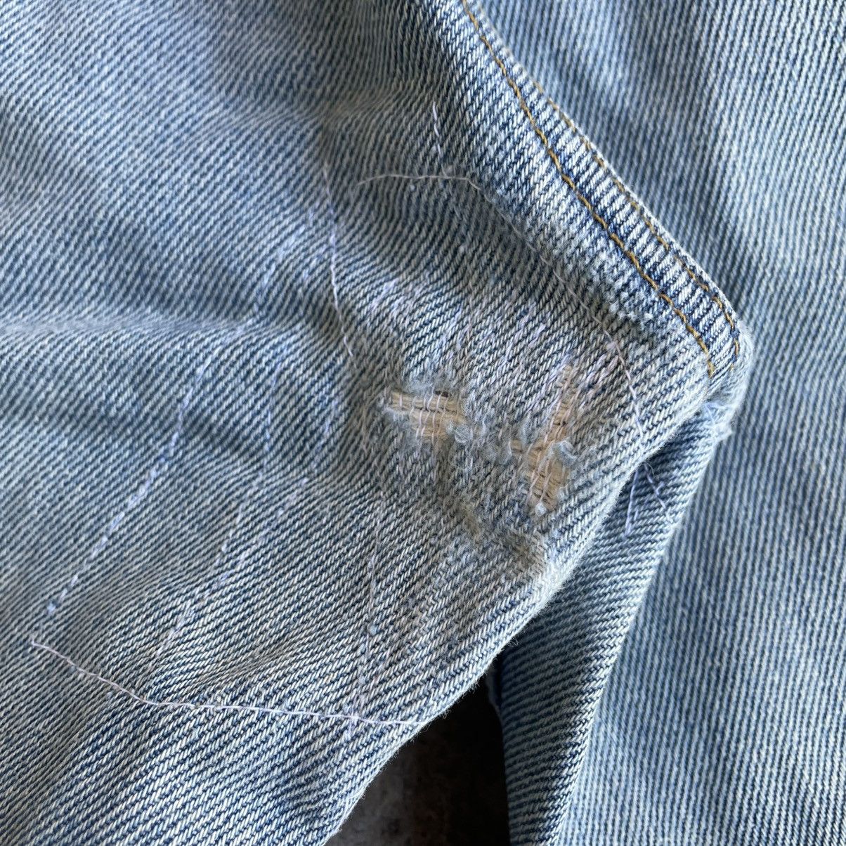 Polo Ralph Lauren 🔥Vintage Polo Ralph Lauren Stoned Washed Distress Denim Size US 33 - 12 Thumbnail