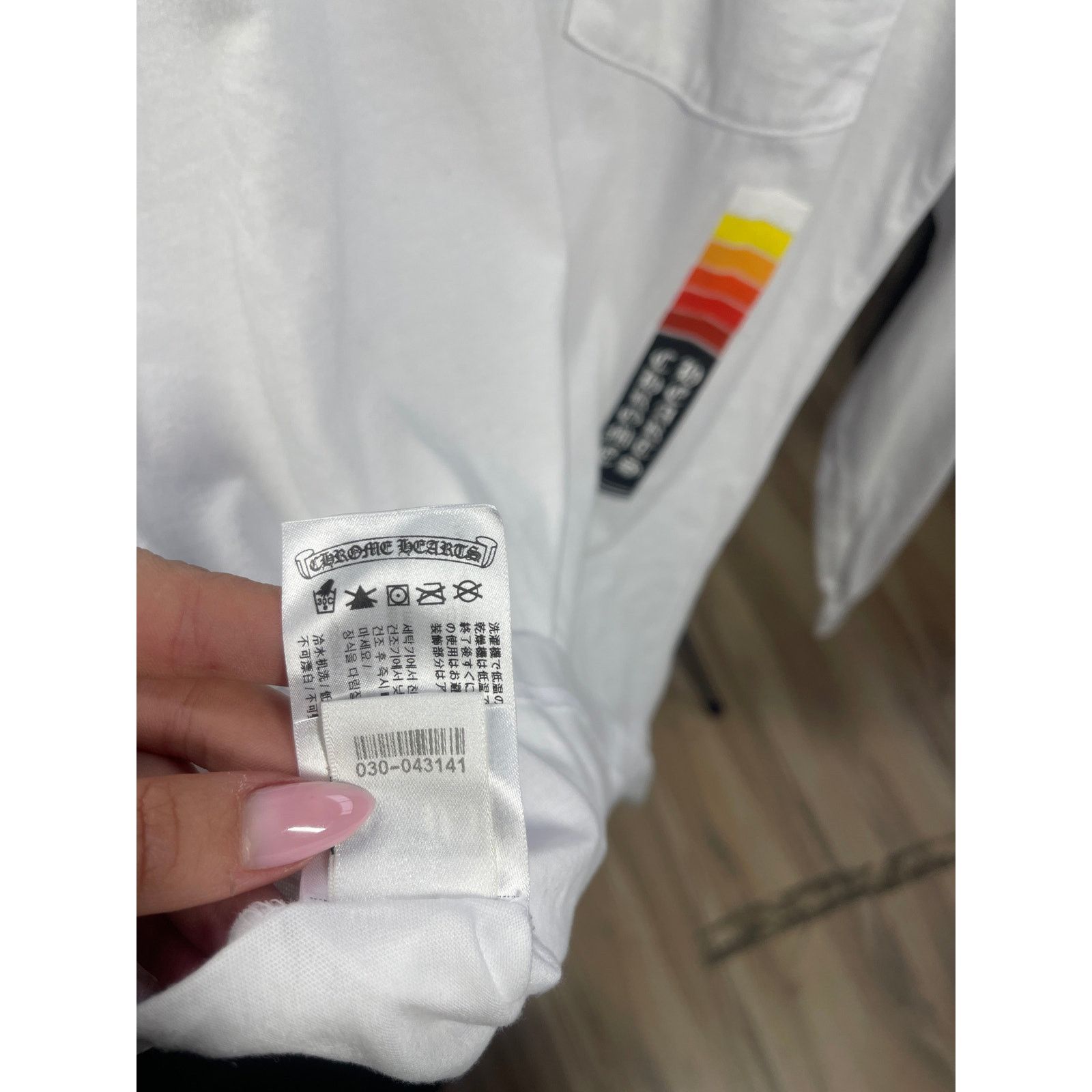 Chrome Hearts Chrome Hearts Boost Long Sleeve Shirt White - Small Size US S / EU 44-46 / 1 - 7 Thumbnail