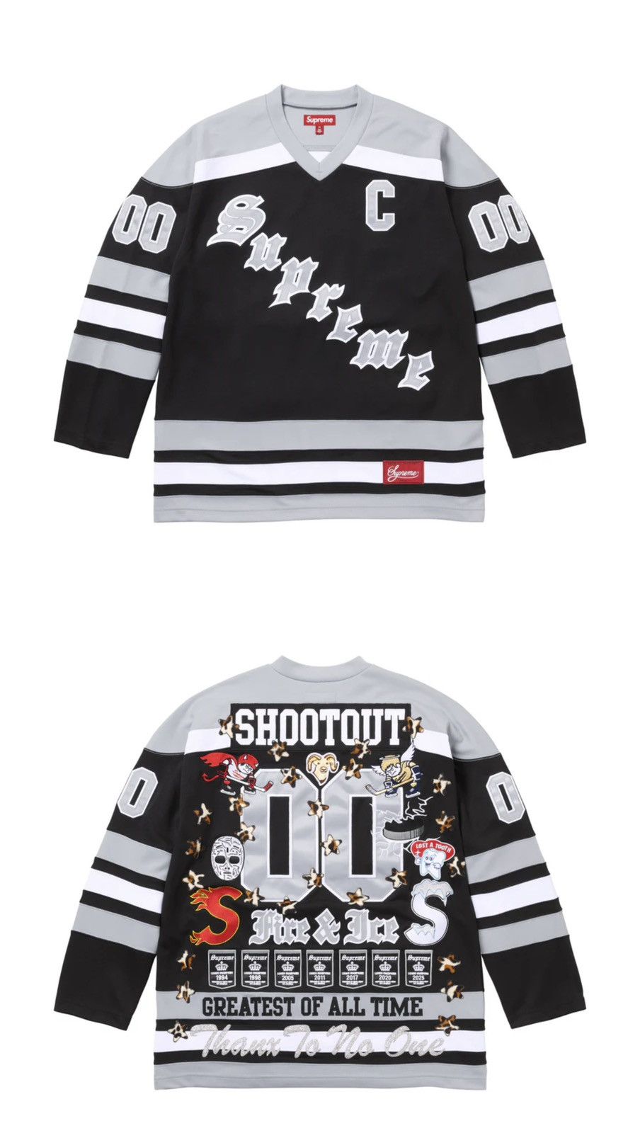 Supreme Supreme Patches Hockey Jersey Size US L / EU 52-54 / 3 - 1 Thumbnail