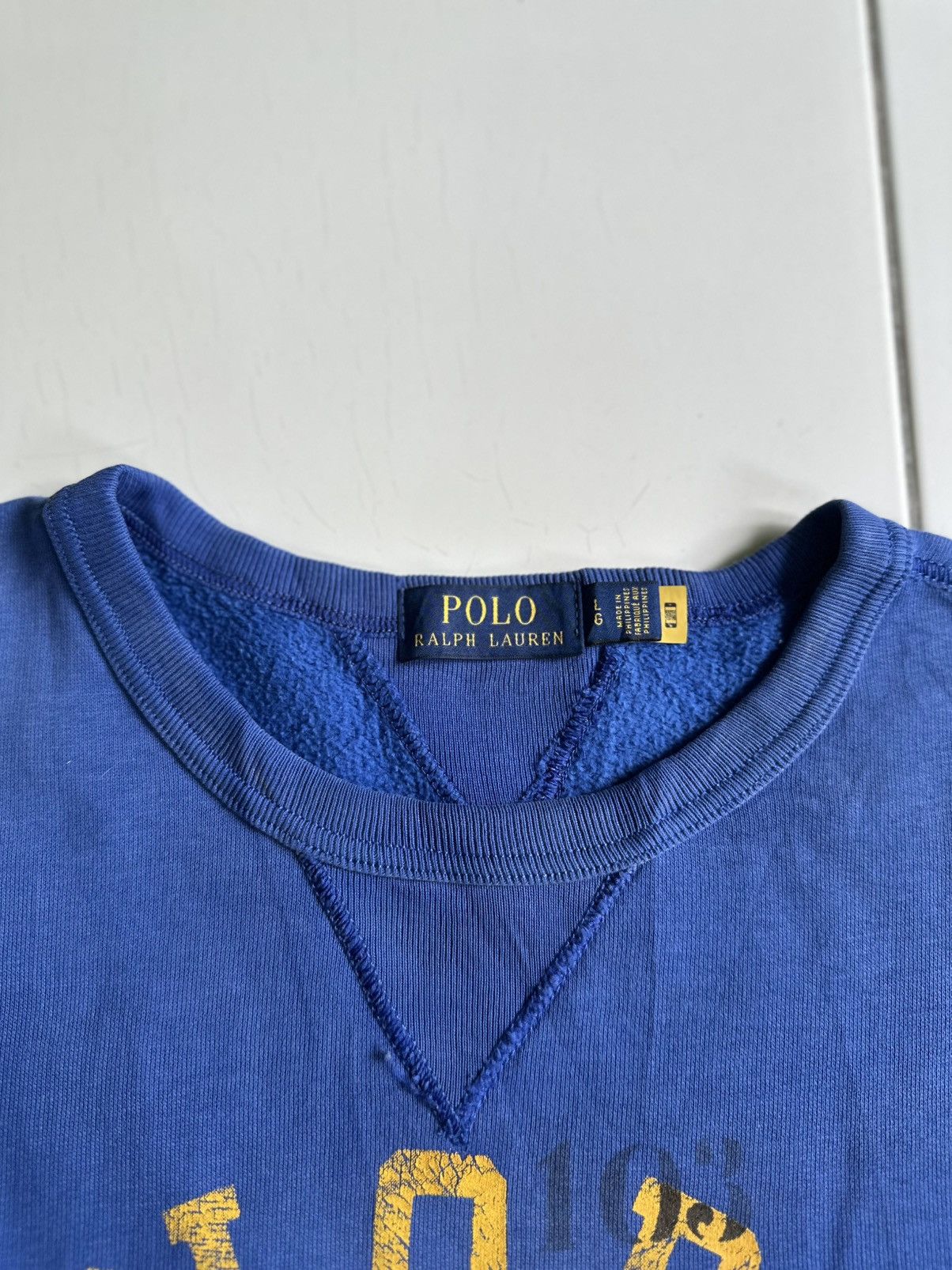 Polo Ralph Lauren Royal blue Graphic Polo PHYS ED PANTS CREWNECK Size US L / EU 52-54 / 3 - 6 Thumbnail