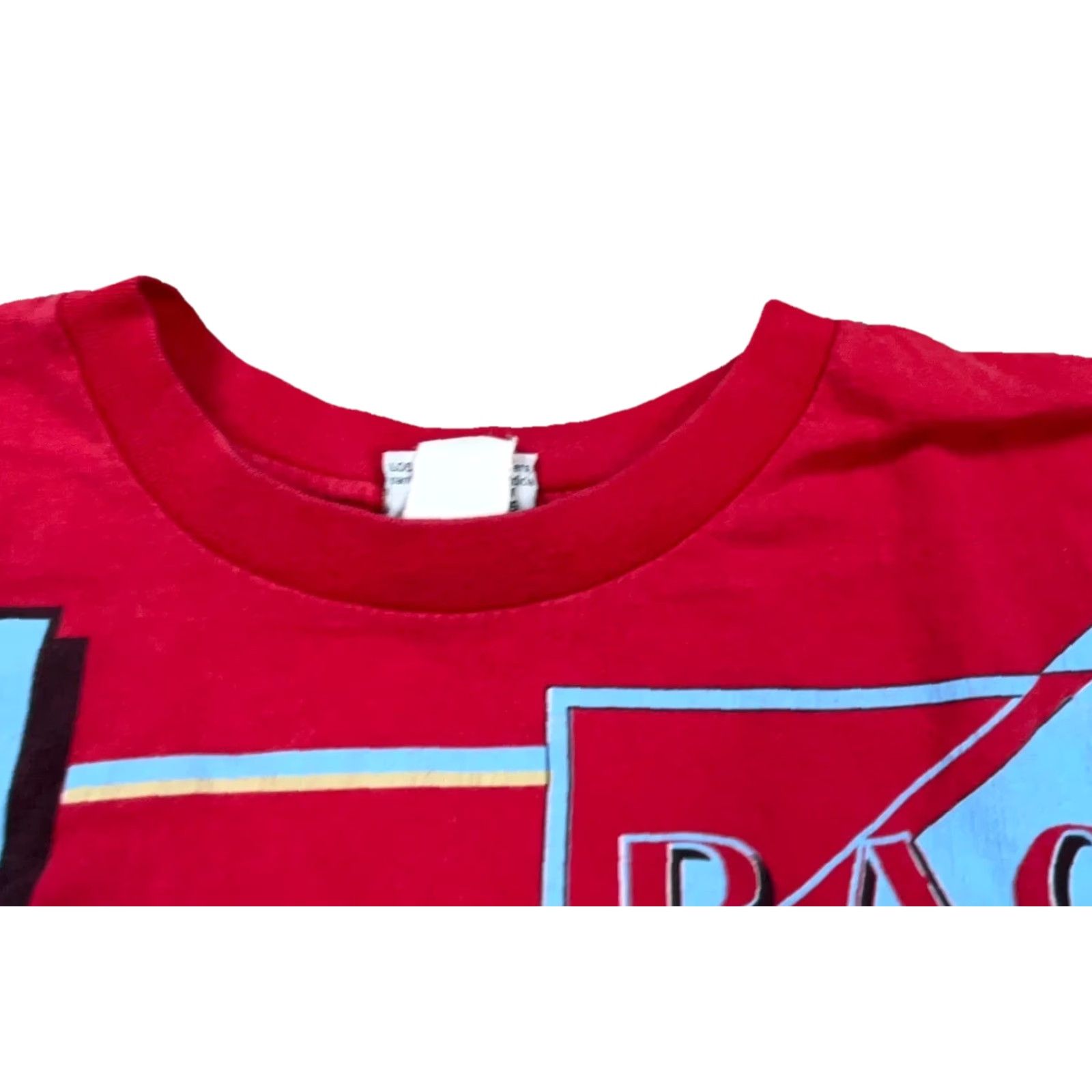 Vintage VINTAGE Looney Tunes Shirt Men XL All Over Print Tweety Bird Hip Hop 80s 90s Cartoon USA Red Mens Shirt XL Cotton Tee Size US XL / EU 56 / 4 - 6 Thumbnail