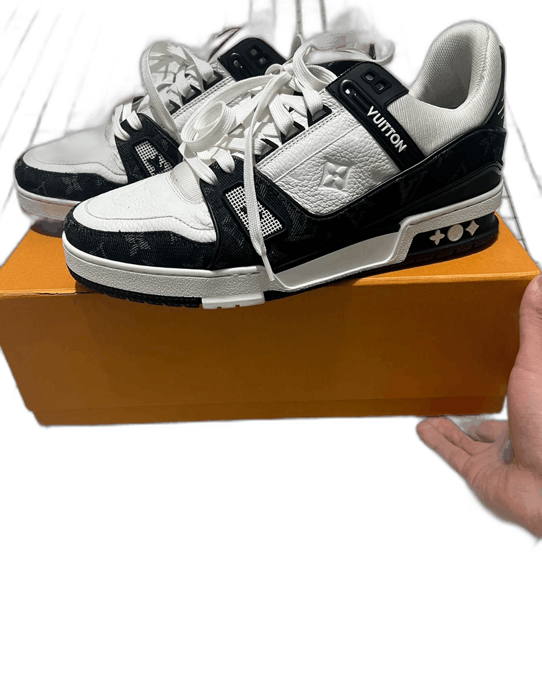 Louis Vuitton Lv Trainer Black White Panda Sneakers UK Size 7 Size US 8.5 / EU 41-42 - 1 Thumbnail